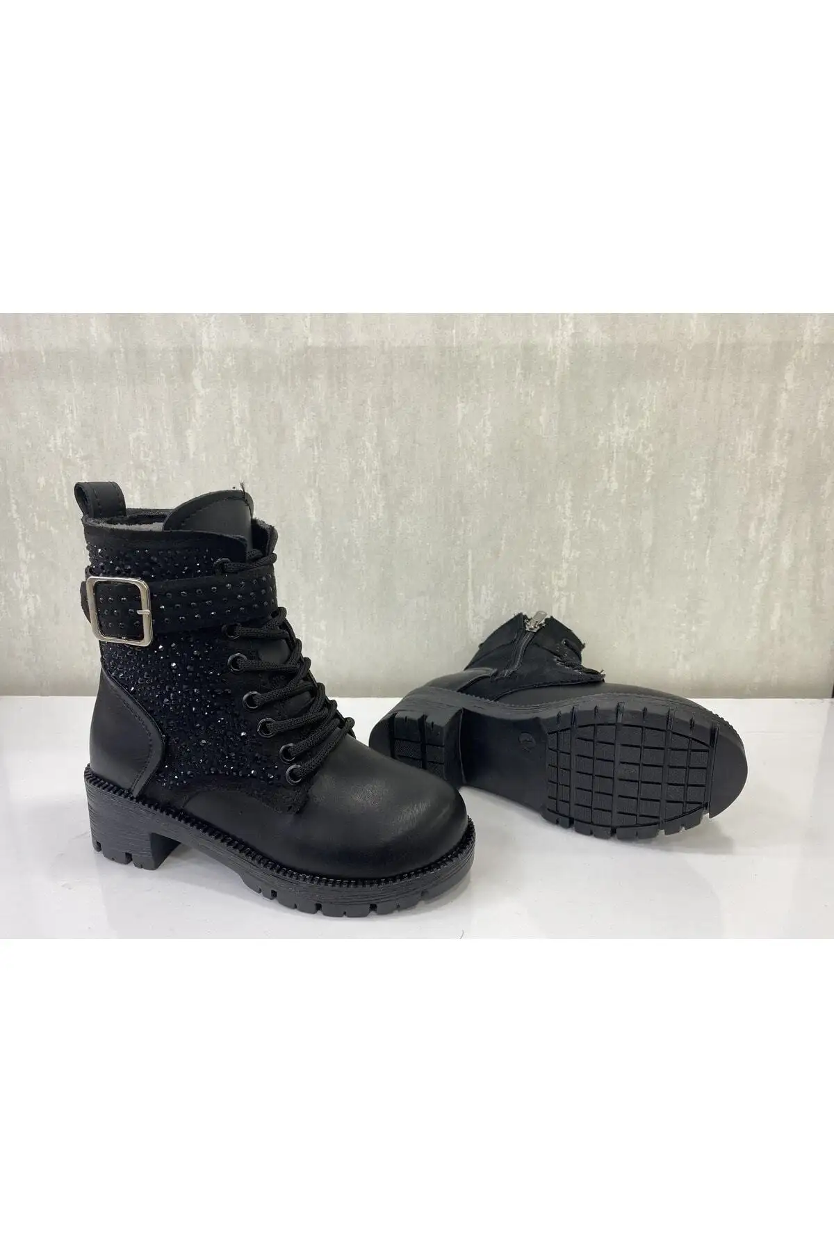 بوت و نیم بوت زنانه کفش پتین مشکی دخترانه برند galya shoes - 7837 بوت و نیم بوت زنانه کفش پتین مشکی دخترانه برند galya shoes - 7837