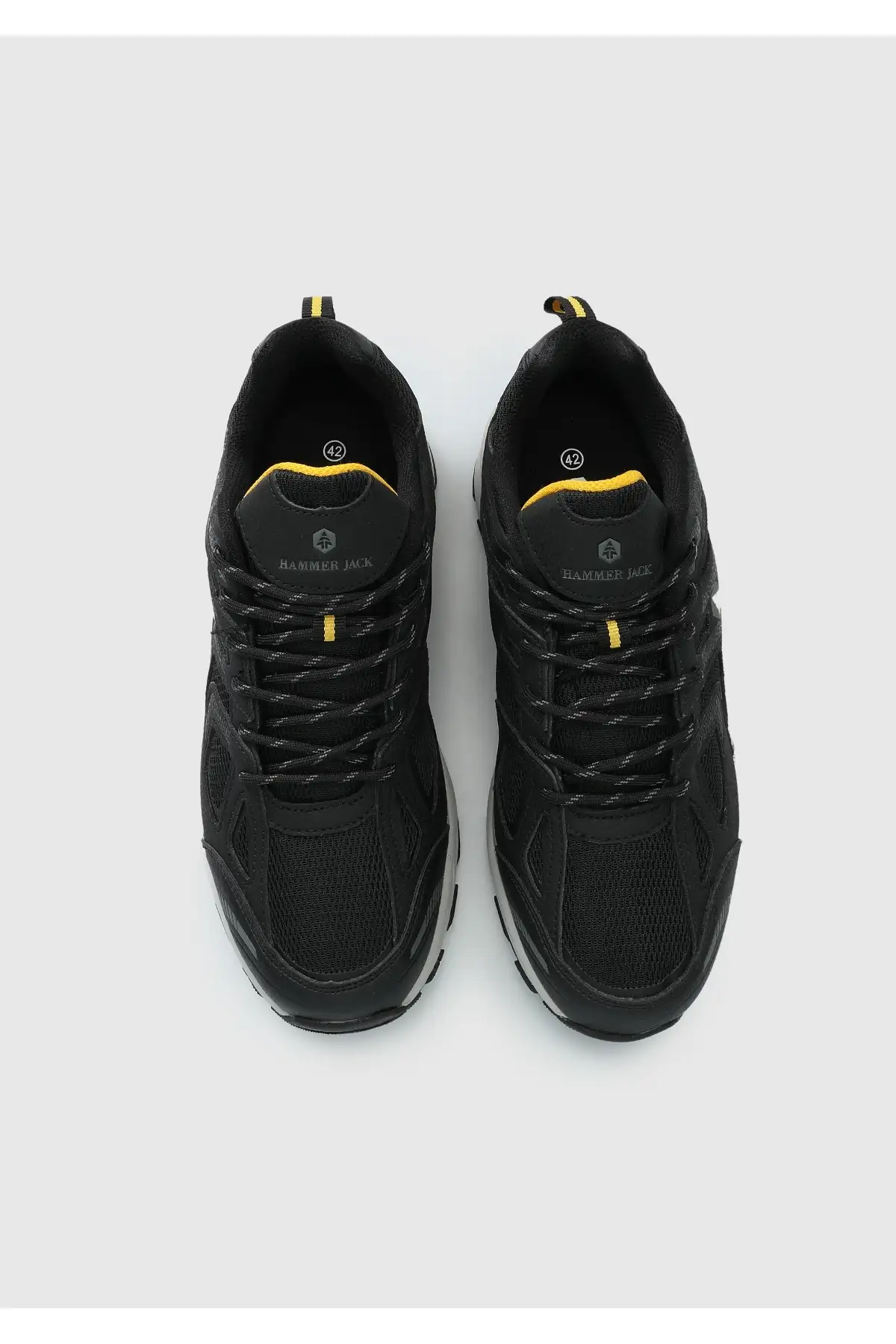 کفش اسپرت مردانه  ورزشی  مشکی برند Hammer Jack - 8004 کفش اسپرت مردانه ورزشی مشکی برند Hammer Jack - 8004