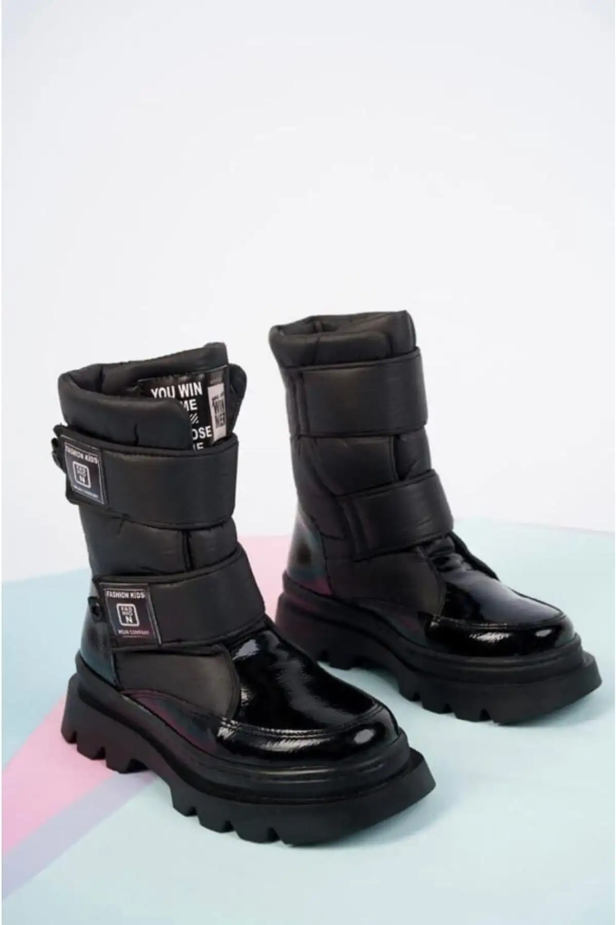 بوت و نیم بوت زنانه کفش ترکیبی دخترانه آنی برند Aleza Shoes - 7670 بوت و نیم بوت زنانه کفش ترکیبی دخترانه آنی برند Aleza Shoes - 7670