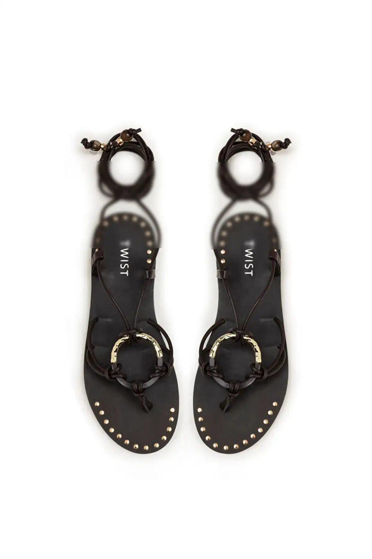 کفش صندل زنانه  فلزی با سگک برند Twist - 8221 کفش صندل زنانه فلزی با سگک برند Twist - 8221