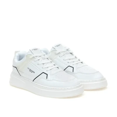 کفش سایز بزرگ مردانه ورزشی سفید 50304778-VR013 برند U.S. Polo Assn. - 7879