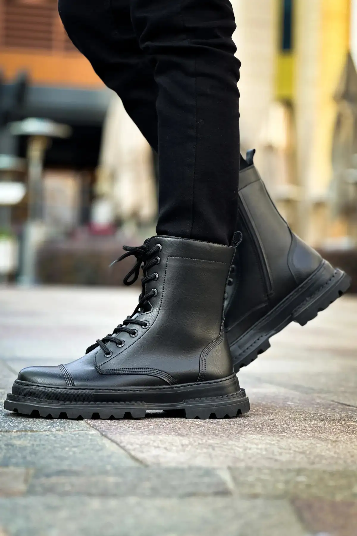 بوت مردانه MN229 -   FST Crow مشکی برند Mooien - 8340 بوت مردانه MN229 - FST Crow مشکی برند Mooien - 8340