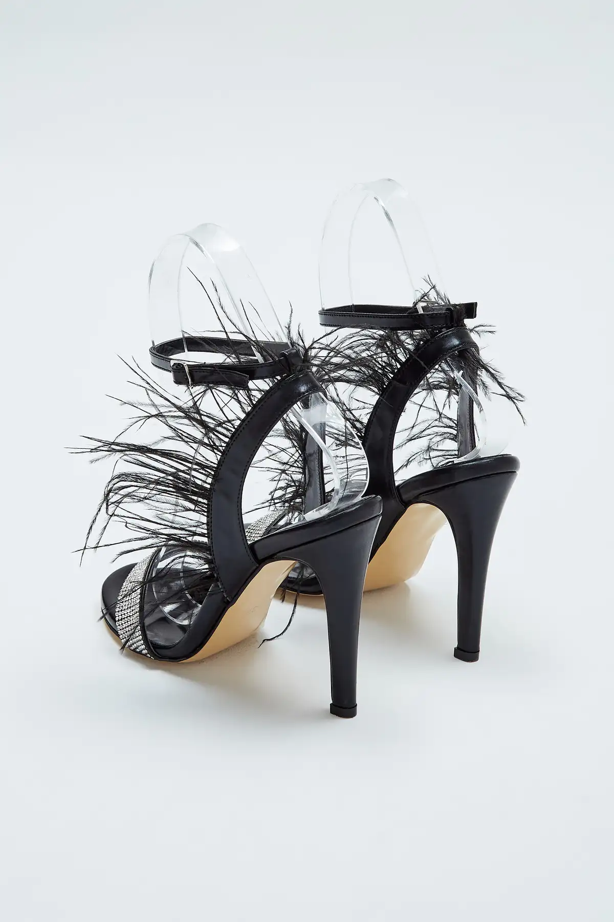 کفش صندل زنانه پاشنه‌بلند وگان کد 828 8223 Bn Sndlt Y23 برند Tamer Tanca - 8236