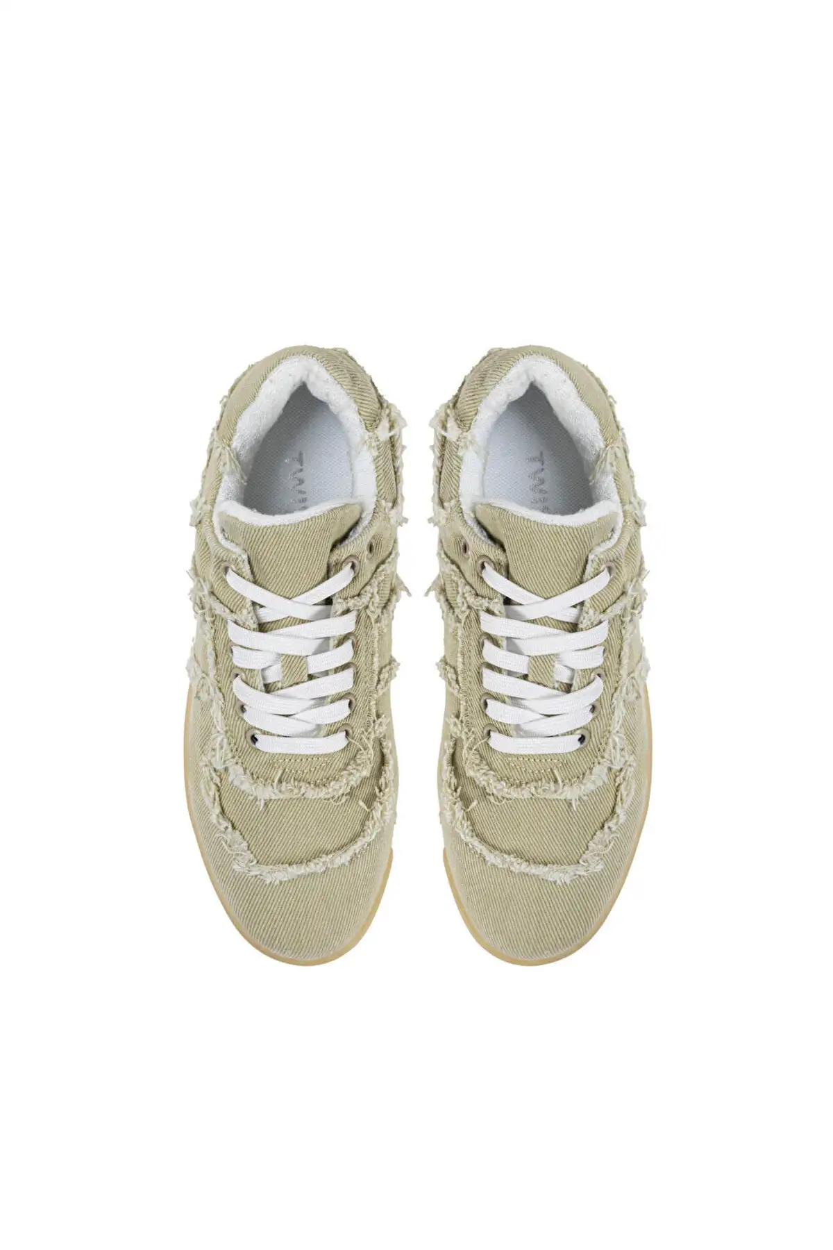 کفش کتانی زنانه  اسنیکر با اثرات کهنه برند Twist - 7963 کفش کتانی زنانه اسنیکر با اثرات کهنه برند Twist - 7963