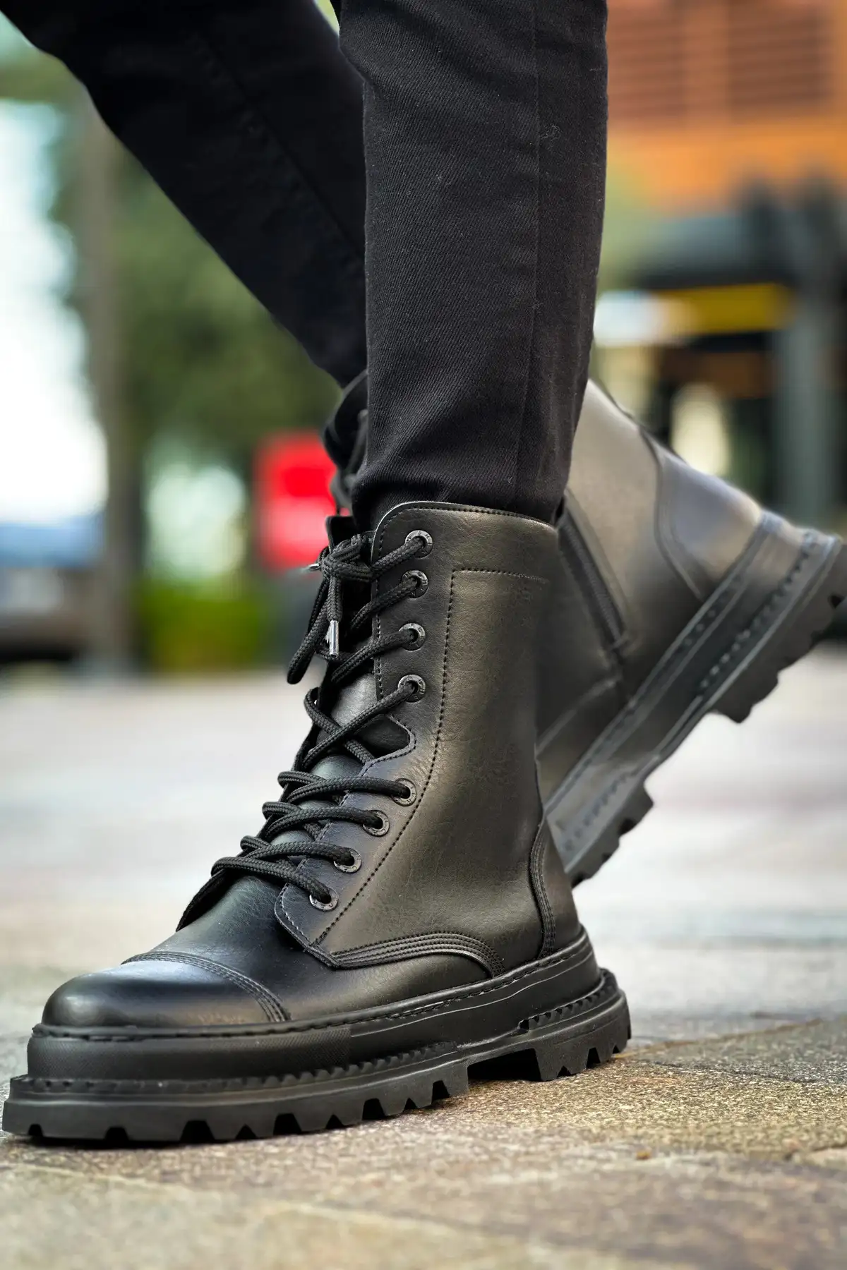 بوت مردانه MN229 -   FST Crow مشکی برند Mooien - 8340 بوت مردانه MN229 - FST Crow مشکی برند Mooien - 8340