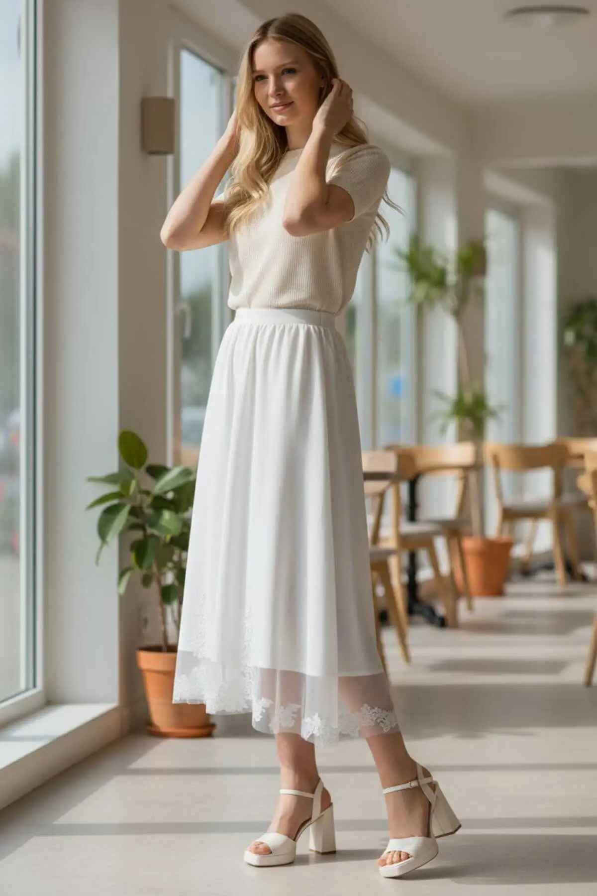 کفش پاشنه بلند زنانه  عروس پلتفرم با پاشنه  و گوشهدار  برند Lölük Moda - 7979 کفش پاشنه بلند زنانه عروس پلتفرم با پاشنه و گوشهدار برند Lölük Moda - 7979