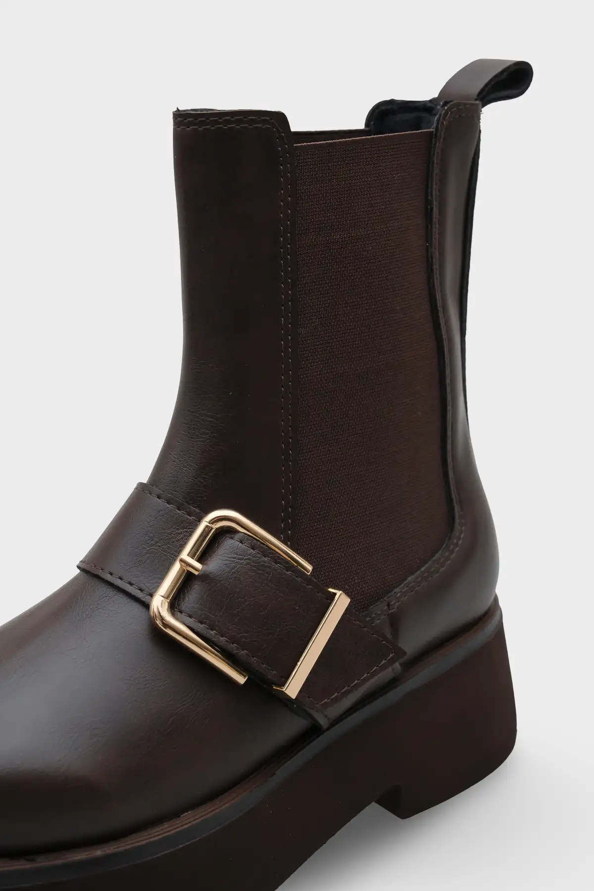 بوت و نیم بوت زنانه   جنی با کفی جانبی  نک گرد برند Capone Outfitters - 7562 بوت و نیم بوت زنانه جنی با کفی جانبی نک گرد برند Capone Outfitters - 7562