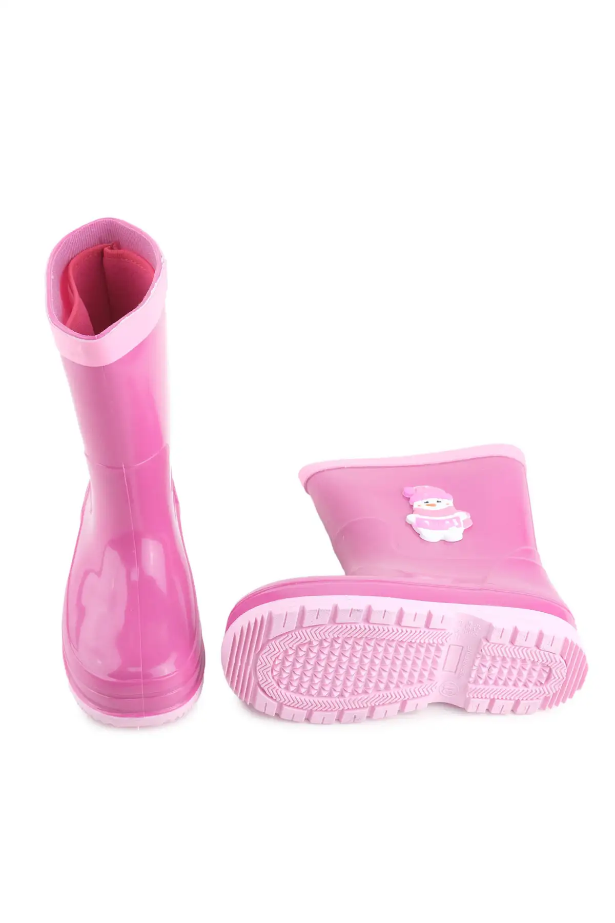 بوت بچگانه چکمه بارانی کودکانه با آستری قابل تعویض و ضد آب برای زمستان برند Gezer - 7617