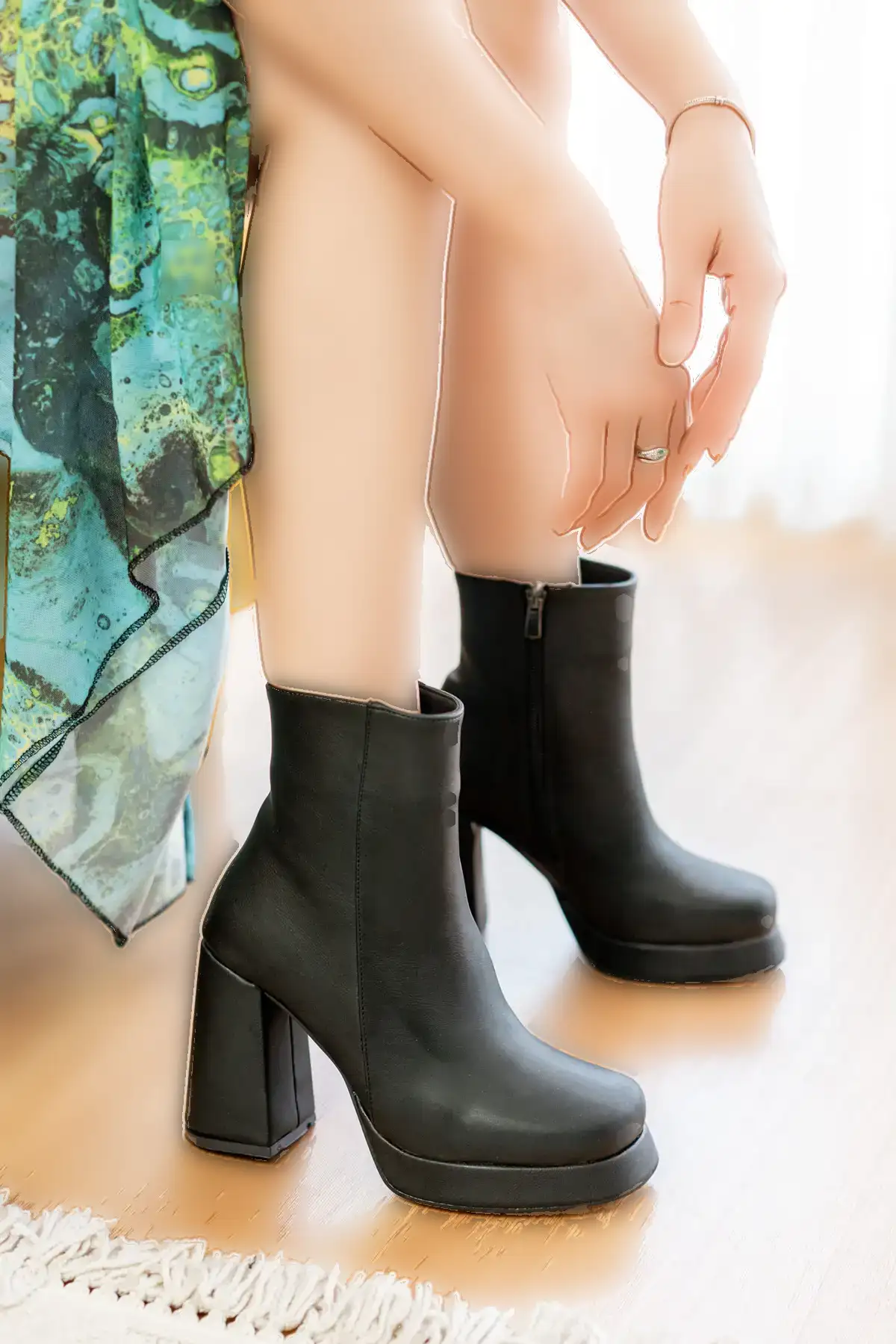 بوت و نیم بوت زنانه کفش زنان پلتفرم ک-کادین هایس برند CİRON SHOES - 7828 بوت و نیم بوت زنانه کفش زنان پلتفرم ک-کادین هایس برند CİRON SHOES - 7828