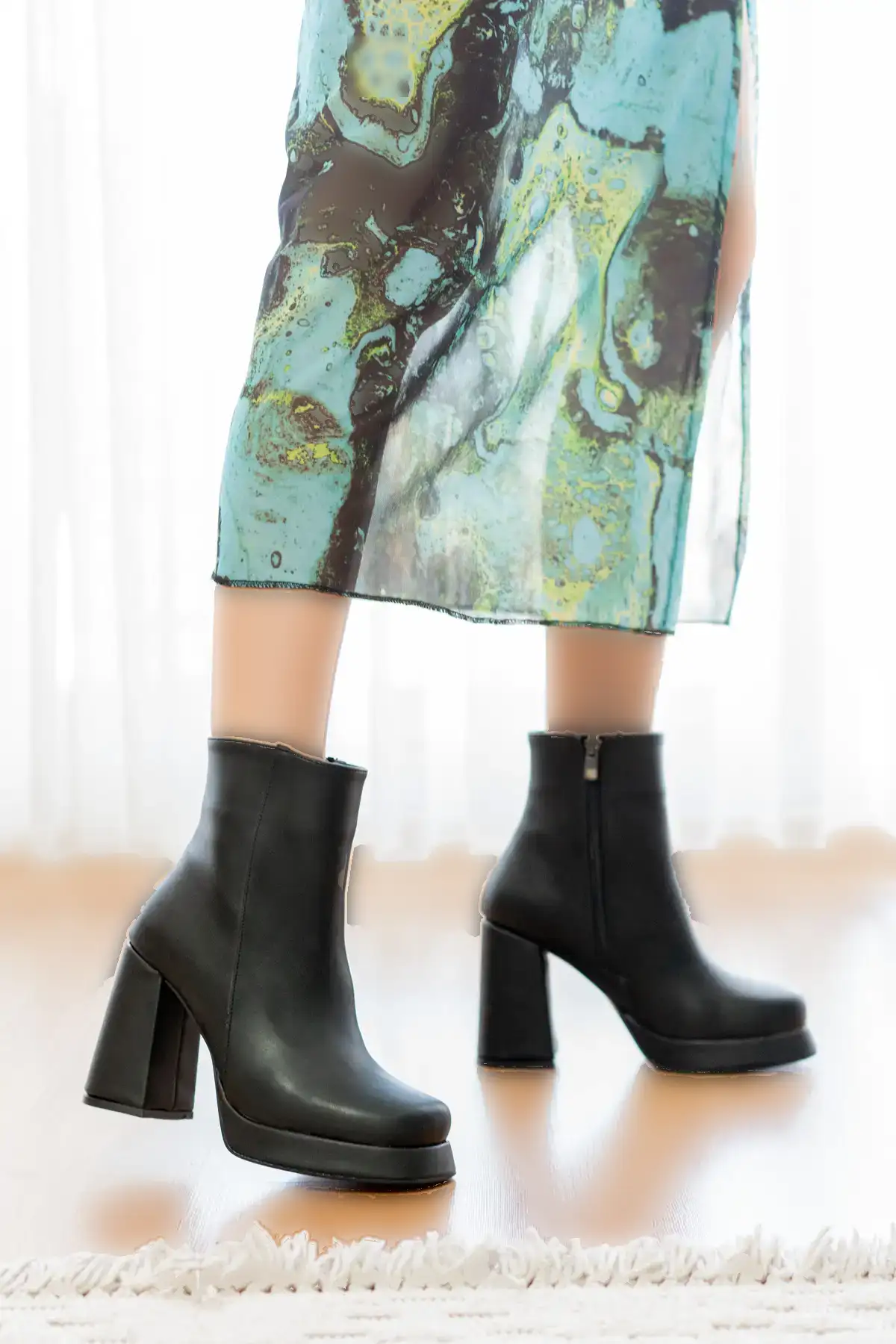 بوت و نیم بوت زنانه کفش زنان پلتفرم ک-کادین هایس برند CİRON SHOES - 7828 بوت و نیم بوت زنانه کفش زنان پلتفرم ک-کادین هایس برند CİRON SHOES - 7828