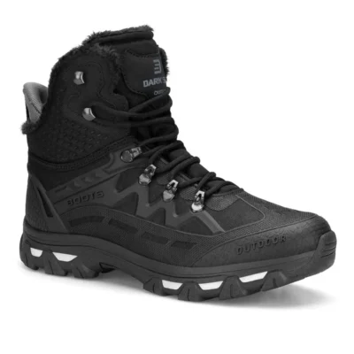 کفش سایز بزرگ مردانه کوهنوردی بیرونی مشکی زنانه- برند Dark Seer - 7846