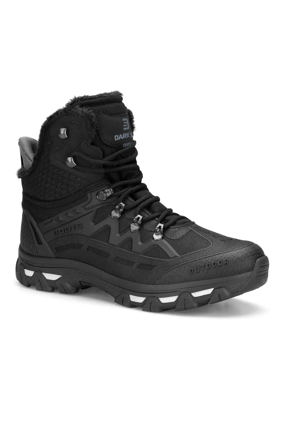 کفش سایز بزرگ مردانه کوهنوردی بیرونی مشکی زنانه- برند Dark Seer - 7846