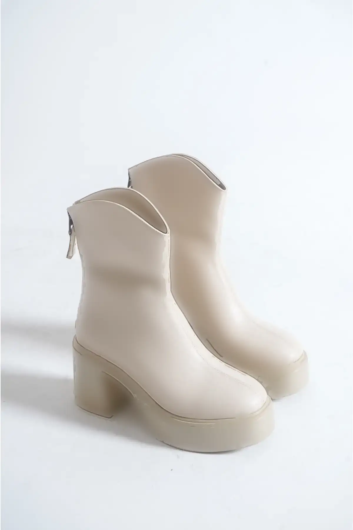 بوت و نیم بوت زنانه 5071   پلتفرم با زیپ  پاشنه ضخیم برند PASSAGE SHOES - 7805 بوت و نیم بوت زنانه 5071 پلتفرم با زیپ پاشنه ضخیم برند PASSAGE SHOES - 7805