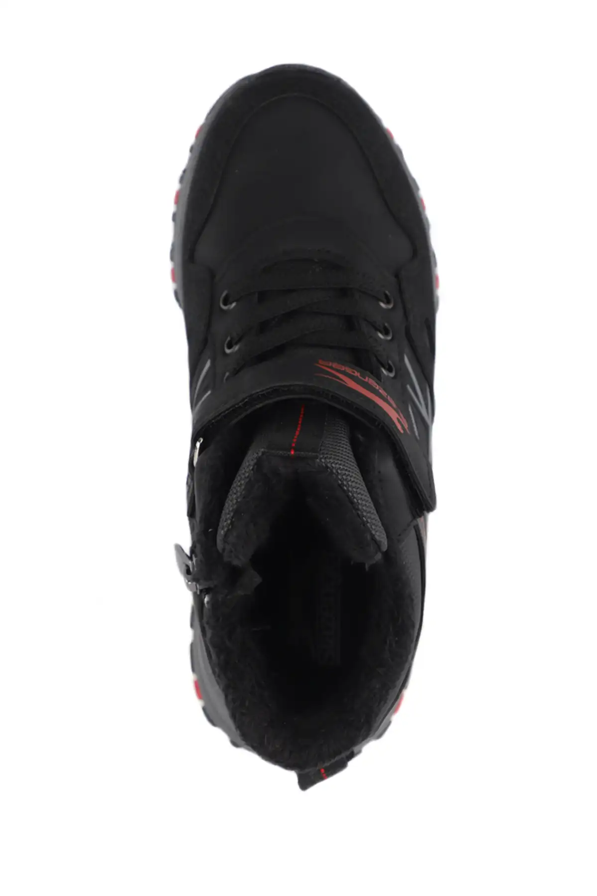 کفش بچگانه بوت سیاه و قرمز نسکه با چسب برای کودکان برند Slazenger - 7922