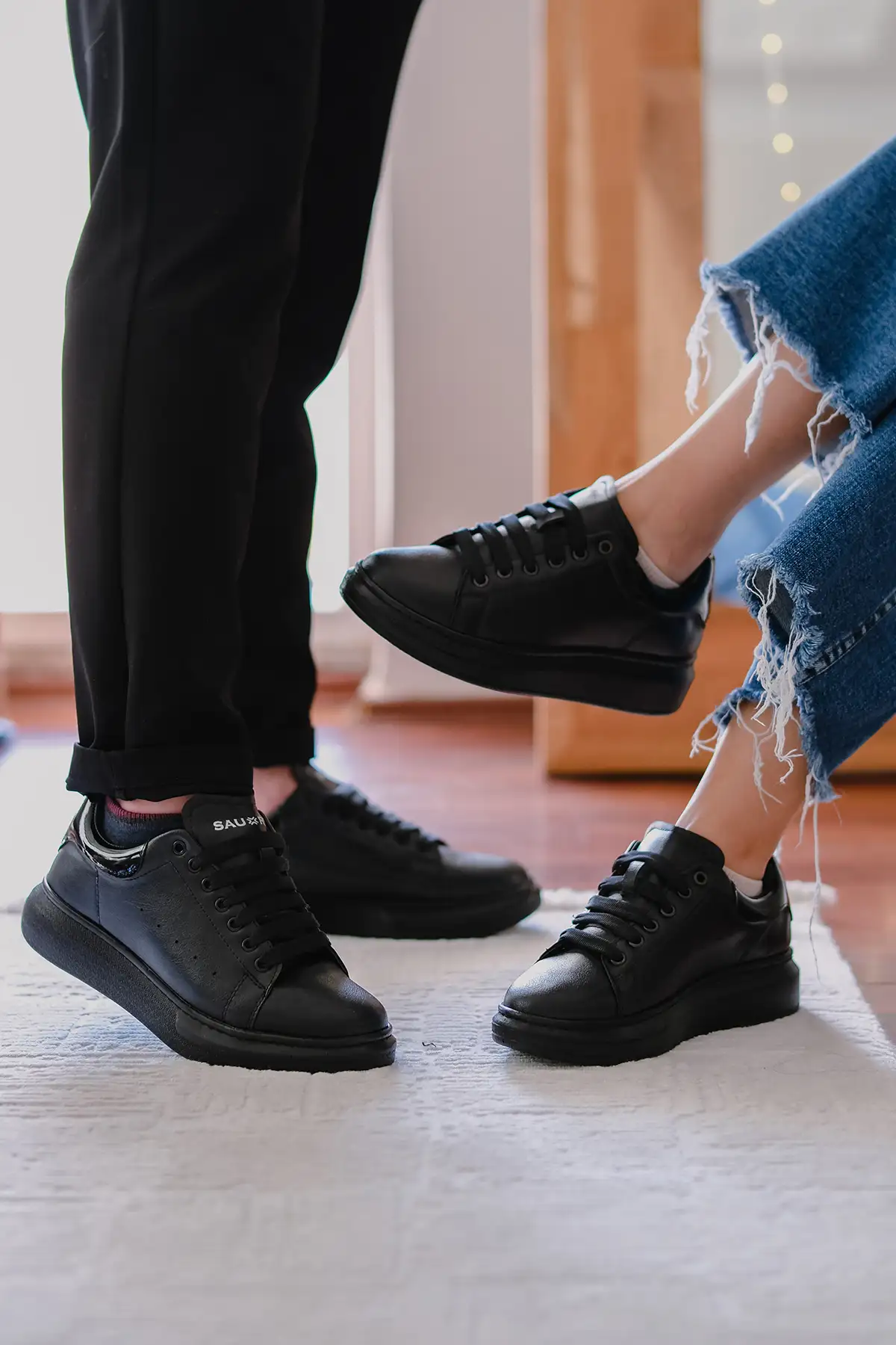 کفش اسپرت مردانه ورزشی روزمره استایل مک کوئین مشکی 310 برند pumant - 7729