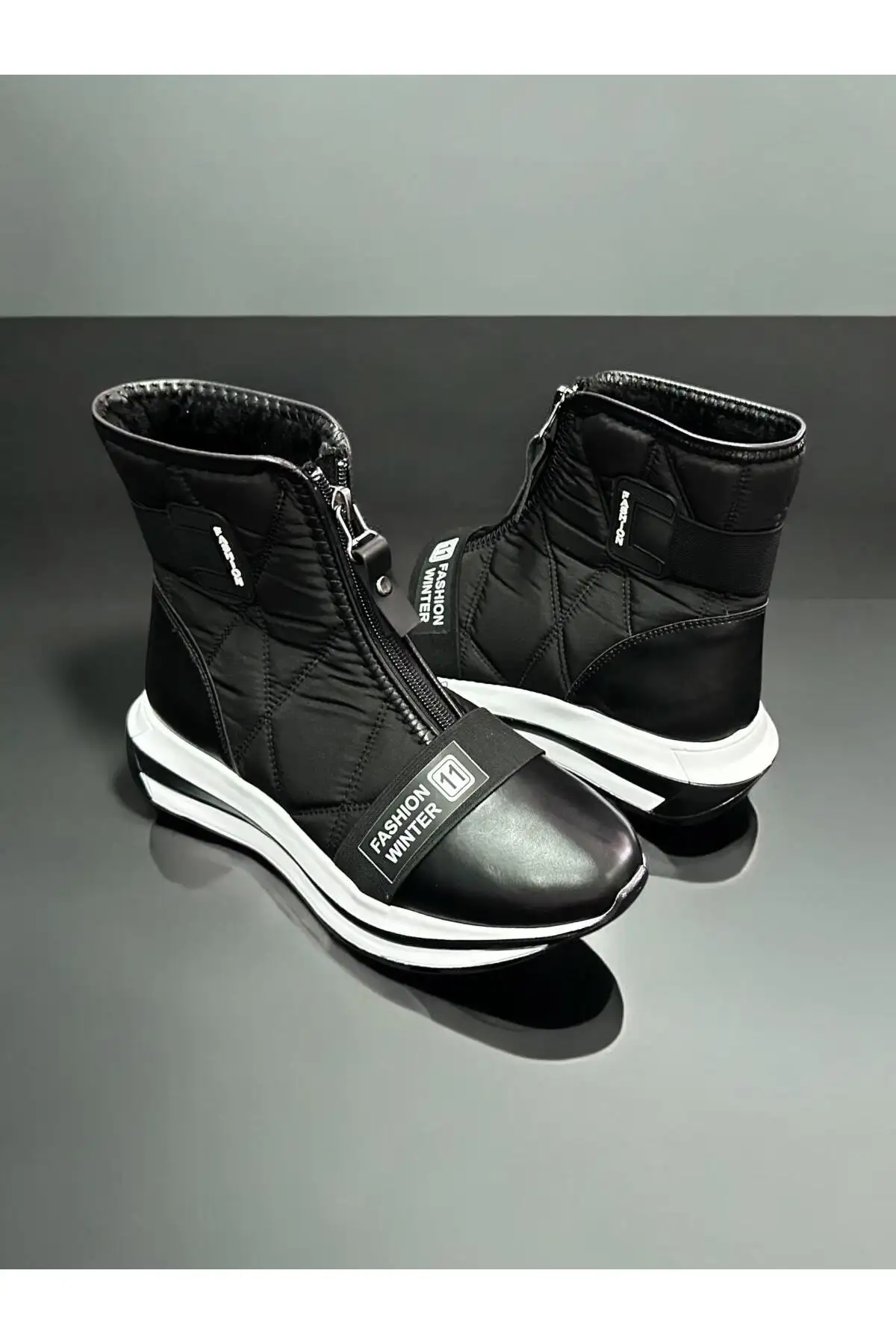 بوت و نیم بوت زنانه کفش رزمره  زمستانی از پارچه پاراچتی برند LABRONA - 8368 بوت و نیم بوت زنانه کفش رزمره زمستانی از پارچه پاراچتی برند LABRONA - 8368