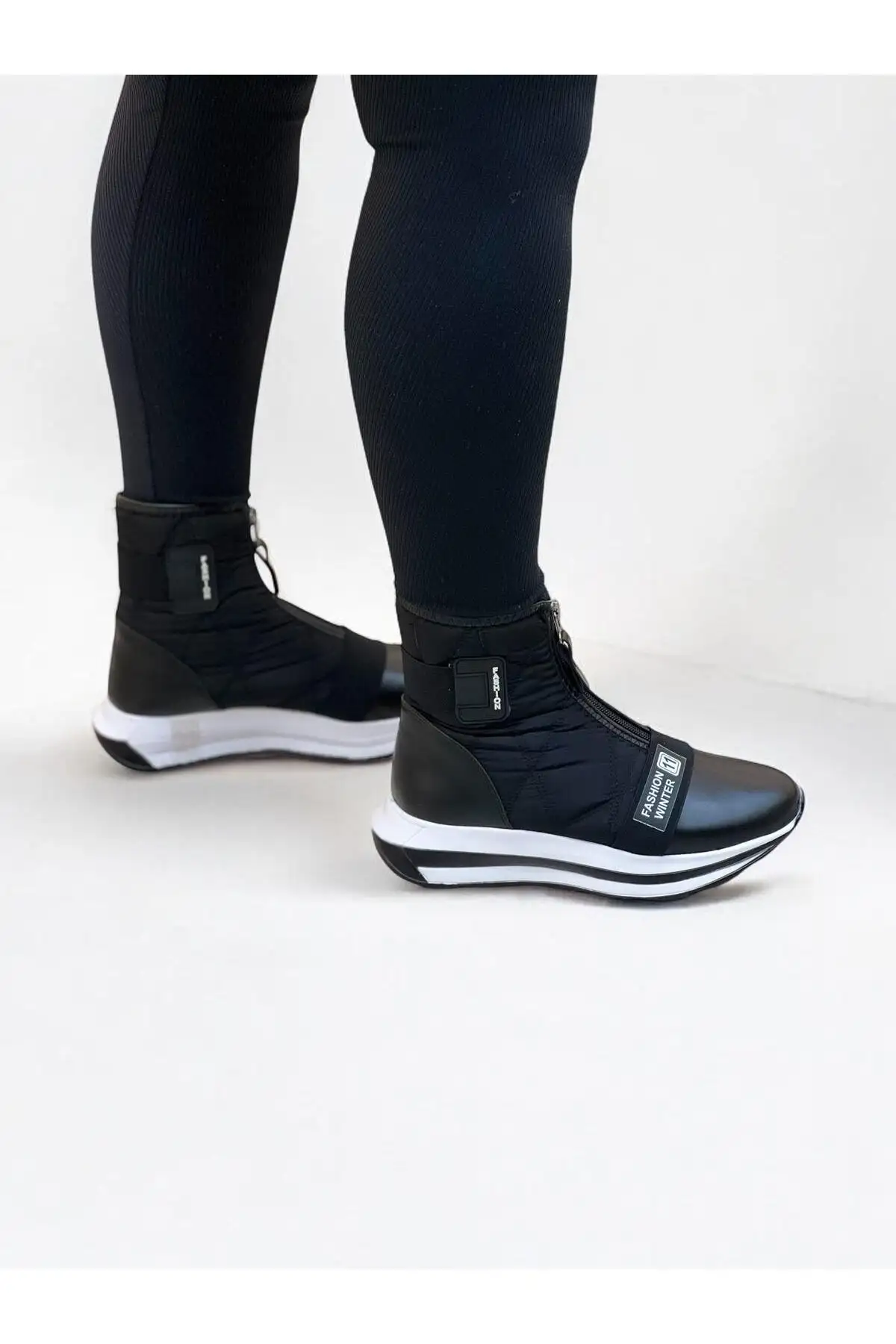 بوت و نیم بوت زنانه کفش رزمره  زمستانی از پارچه پاراچتی برند LABRONA - 8368 بوت و نیم بوت زنانه کفش رزمره زمستانی از پارچه پاراچتی برند LABRONA - 8368