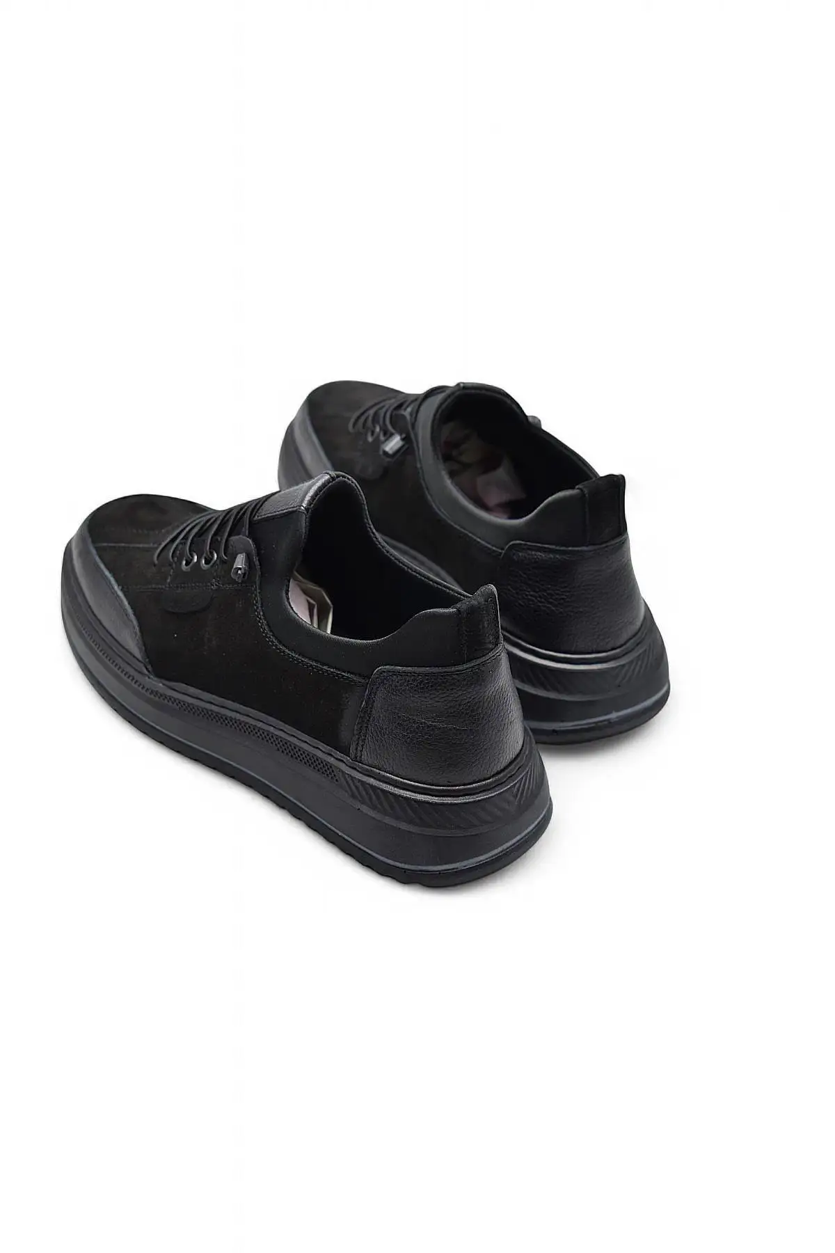 کفش سایز بزرگ مردانه طبی با زیره ژلاتینی و رویه چرم طبیعی مدل TAB550 برای استفاده روزمره برند ISPARTALILAR - 7850