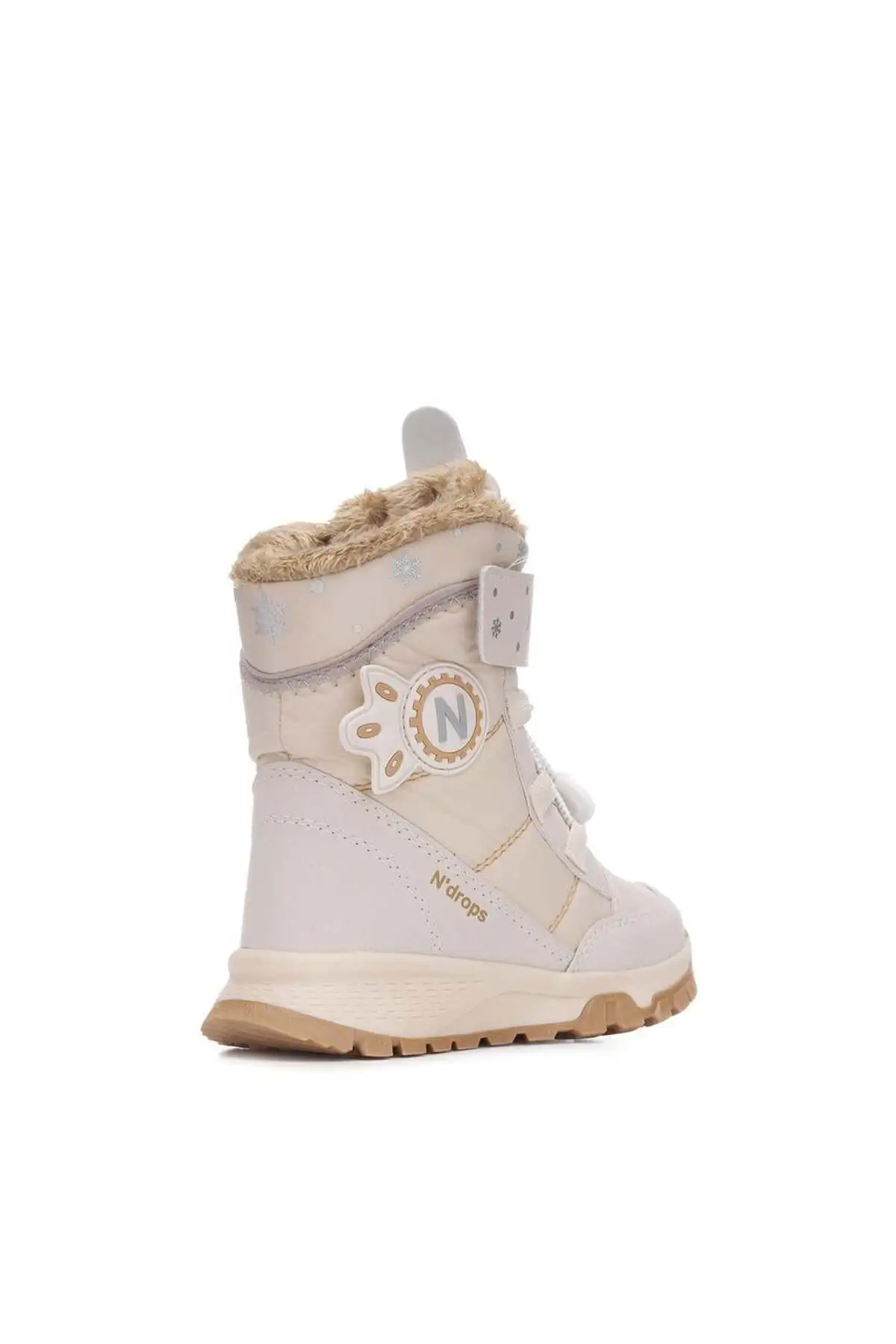 بوت بچگانه کفش برفی دخترانه بژ، بادوام، ضد آب، ارتوپدیک و با بست چسبی برند Genel Markalar - 7608 بوت بچگانه کفش برفی دخترانه بژ، بادوام، ضد آب، ارتوپدیک و با بست چسبی برند Genel Markalar - 7608