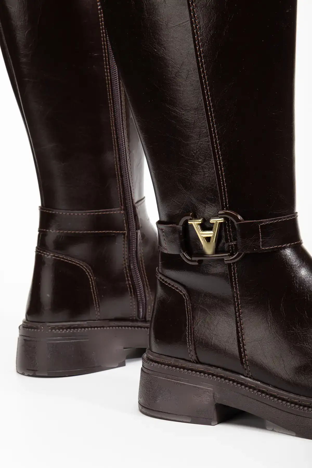 بوت و نیم بوت زنانه چرم  لیال برند MaskButik - 8120 بوت و نیم بوت زنانه چرم لیال برند MaskButik - 8120