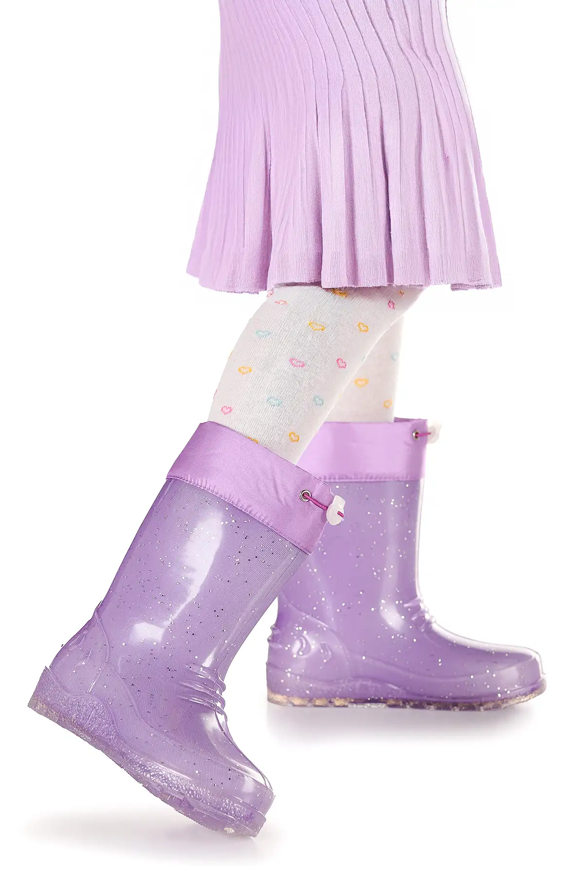 بوت بچگانه چکمه بارانی دخترانه ساوانا ضد آب برند Kiko Kids - 7607