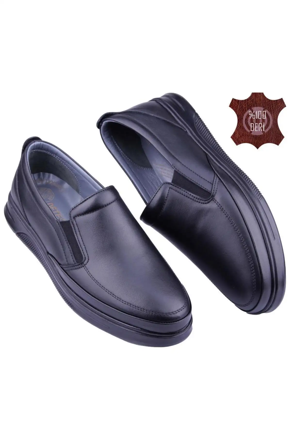 کفش روزمره مردانه    اورتوپدیک بسیار نرم و راحت از چرم طبیعی 100% انعطافپذیر برند DETECTOR - 7907 کفش روزمره مردانه اورتوپدیک بسیار نرم و راحت از چرم طبیعی 100% انعطافپذیر برند DETECTOR - 7907