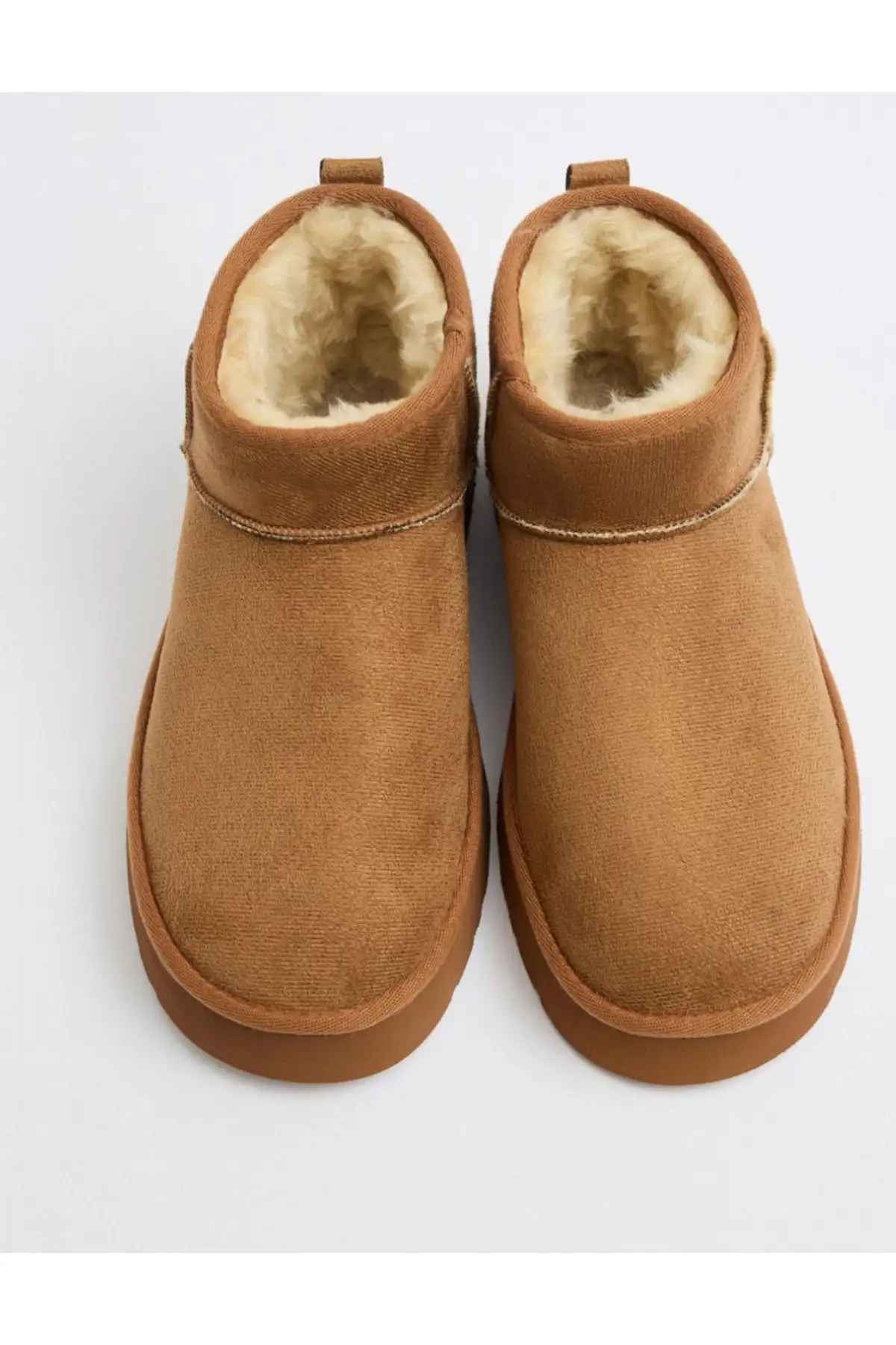 بوت و نیم‌ بوت زنانه مینی تابا سئیت باInside پشمینه کفی ضخیم برند Canan Toprak Collection - 8126