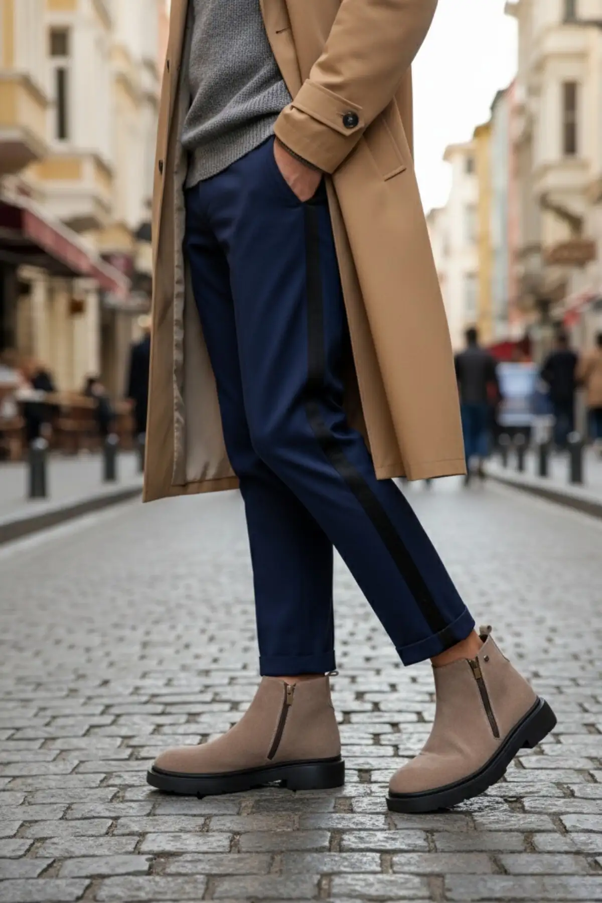 بوت مردانه  کژوال زمستانی  با دو زیپ از چرم طبیعی آسترا برند Muggo - 7585 بوت مردانه کژوال زمستانی با دو زیپ از چرم طبیعی آسترا برند Muggo - 7585