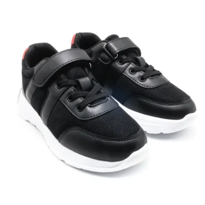 کفش پسرانه کژوالی بچگانه آتومه مش - مشکی - 7001 - 32 برند KU&PA SHOES - 8309