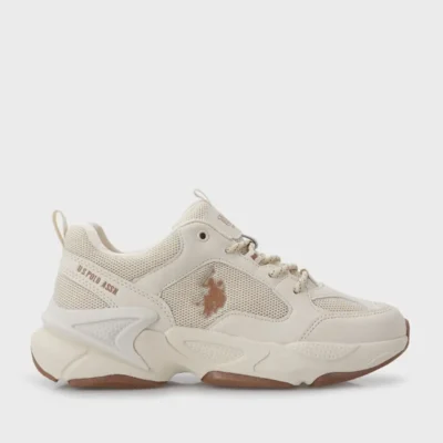 کفش کتانی زنانه U.S. Polo Assn Maybe Wmn 3fx Bej برند U.S. Polo Assn. - 7936