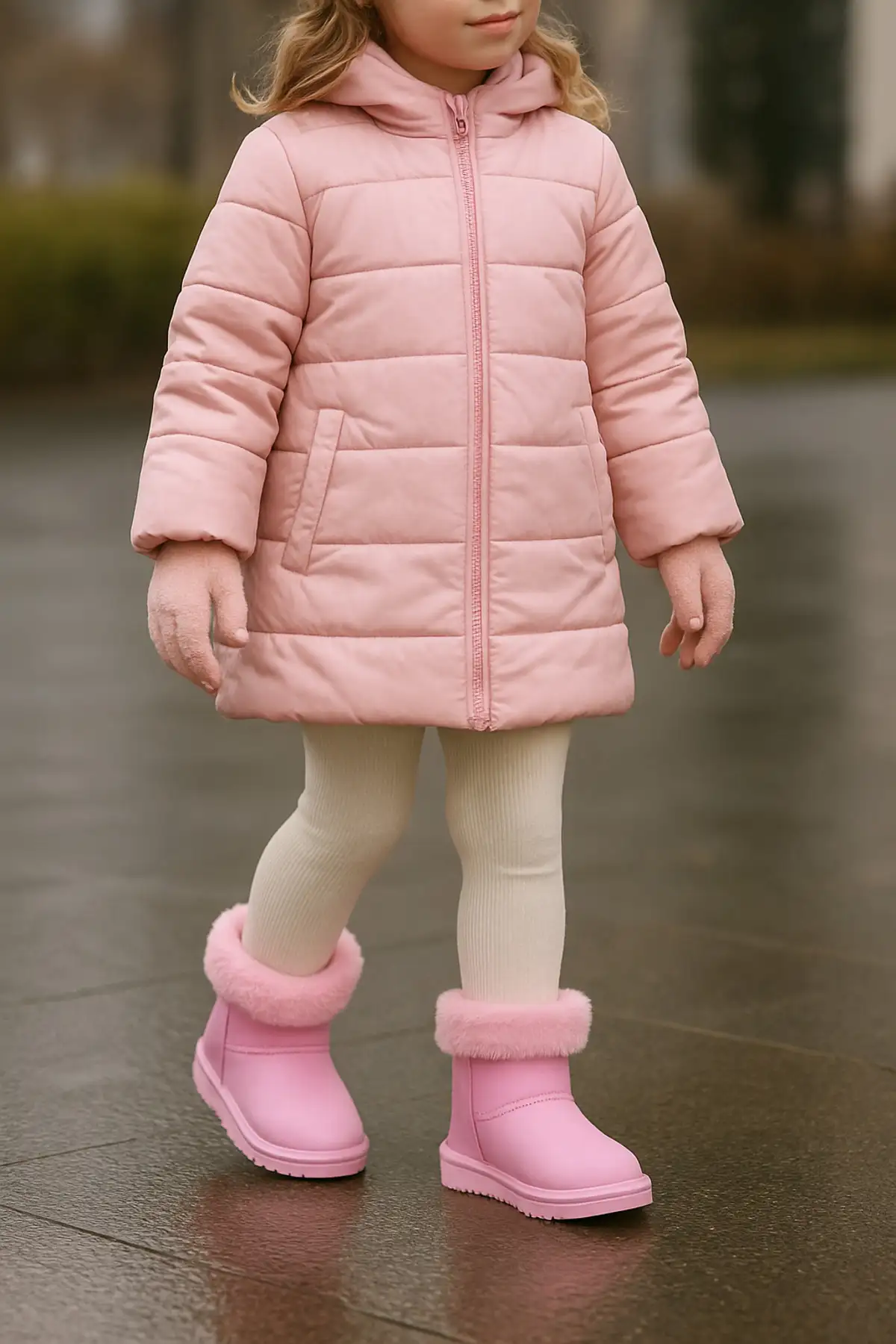 بوت بچگانه  باران و زمستانی با آستر خزدار برای کودکان برند CRAFT MODA - 7916 بوت بچگانه باران و زمستانی با آستر خزدار برای کودکان برند CRAFT MODA - 7916