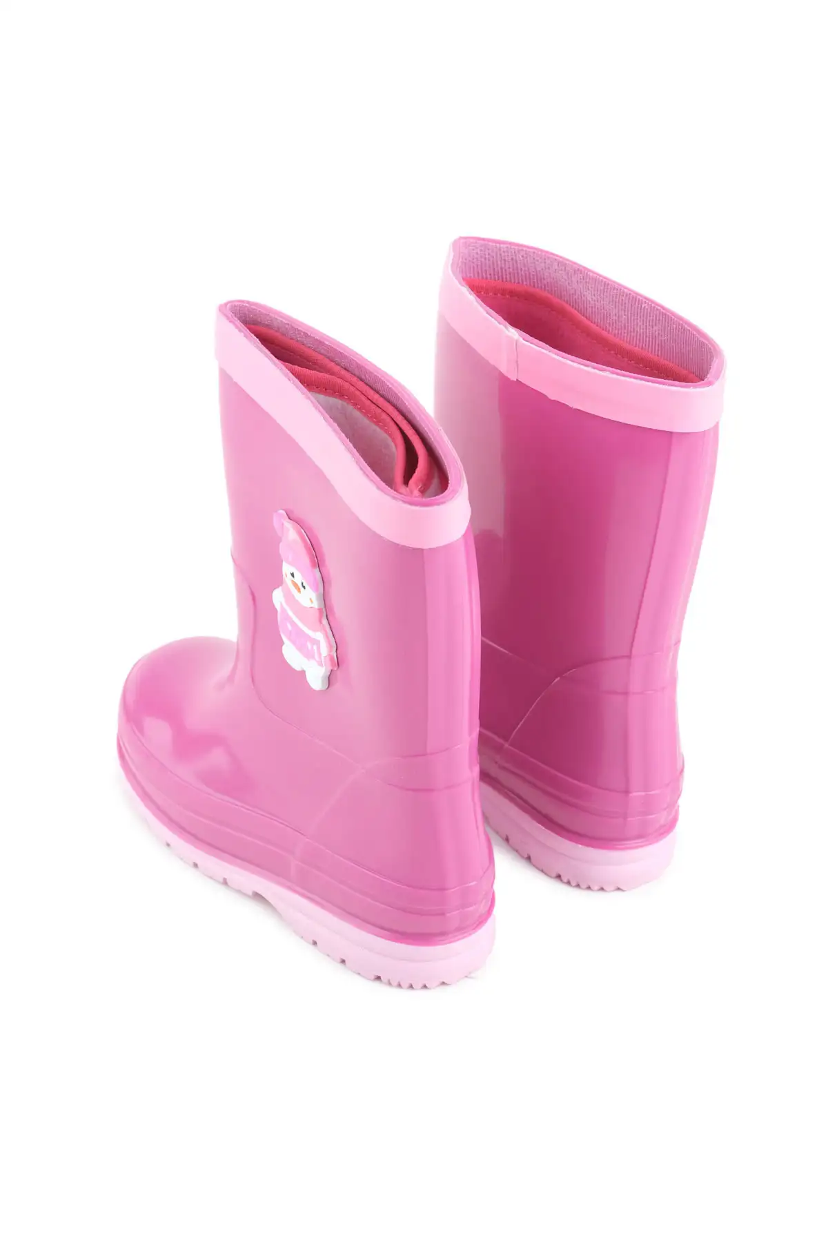 بوت بچگانه چکمه بارانی کودکانه با آستری قابل تعویض و ضد آب برای زمستان برند Gezer - 7617