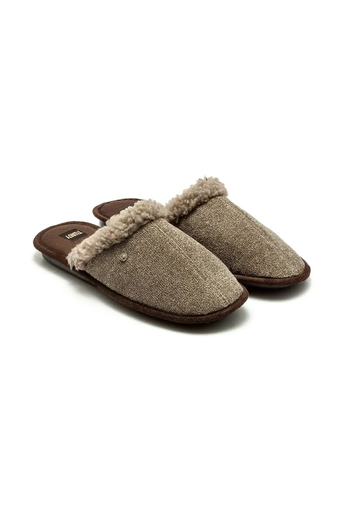 کفش سایز بزرگ مردانه دمپایی  مومو قهوهای ۴۱/۴۶ برند Twigy - 7849 کفش سایز بزرگ مردانه دمپایی مومو قهوهای ۴۱/۴۶ برند Twigy - 7849