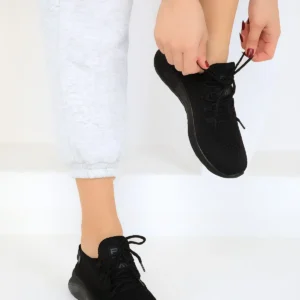 کفش کتانی زنانه ورزشی سیاه-سیاه 16884 برند SOHO - 7724