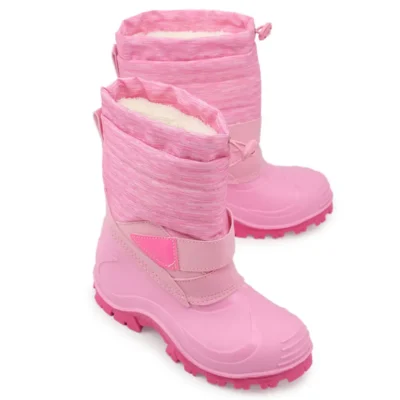 بوت بچگانه چکمه زمستانی دخترانه با آستر گرم و داخل نرم برند Gezer - 7631