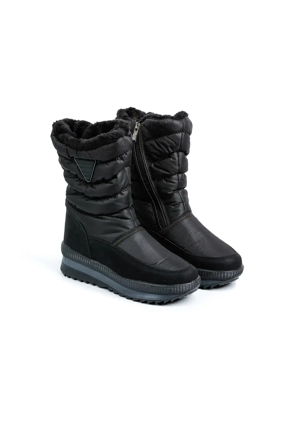 بوت و نیم بوت زنانه پتین فصل زمستان  - دخترانه - بدن جنسیت با خز  زیپ - رنگ مشکی برند Genel Markalar - 7662 بوت و نیم بوت زنانه پتین فصل زمستان - دخترانه - بدن جنسیت با خز زیپ - رنگ مشکی برند Genel Markalar - 7662