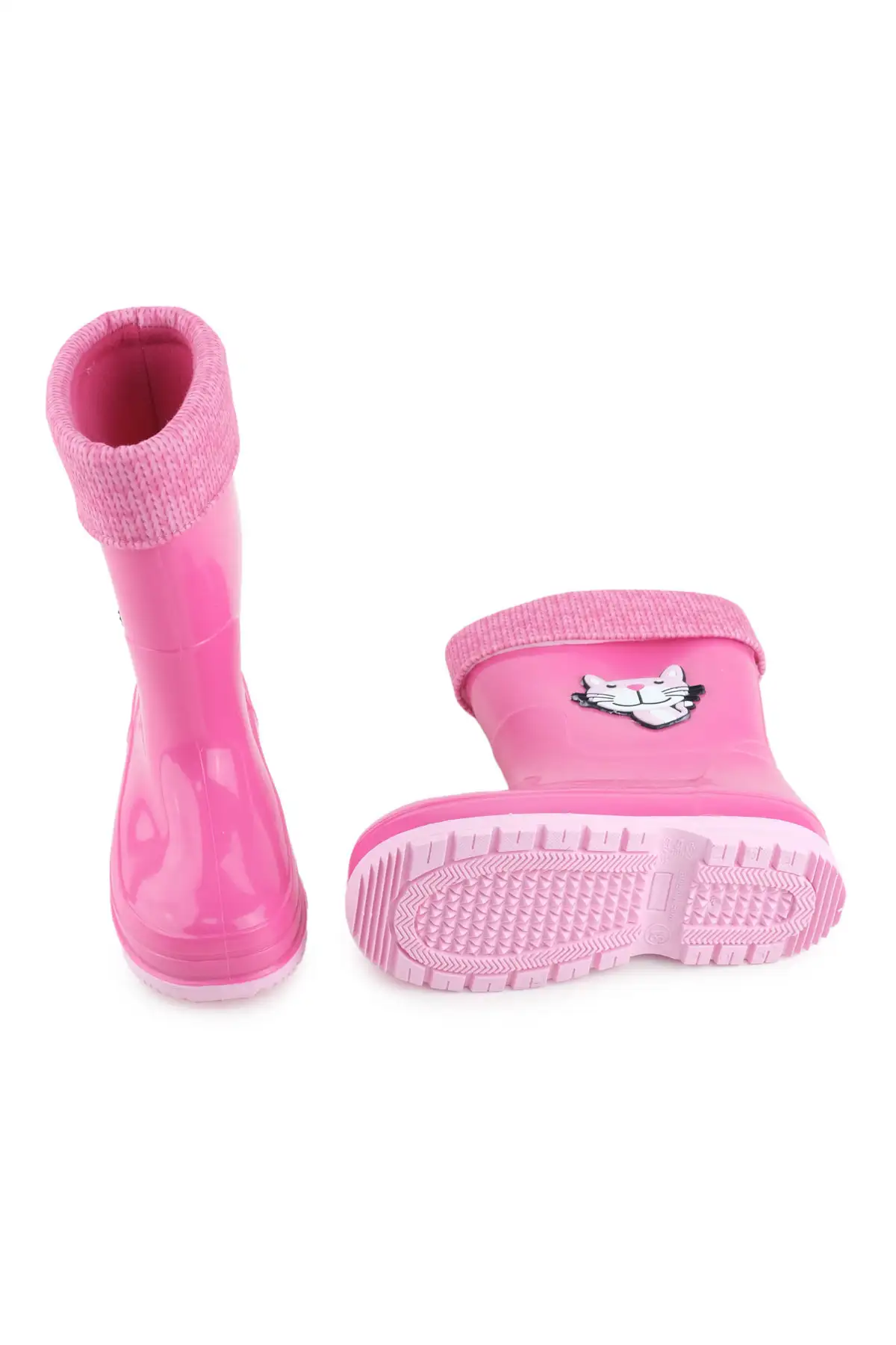 بوت بچگانه کفش بارانی ضد آب دخترانه با آستر گرم PVC زمستانی برند Gezer - 7629 بوت بچگانه کفش بارانی ضد آب دخترانه با آستر گرم PVC زمستانی برند Gezer - 7629