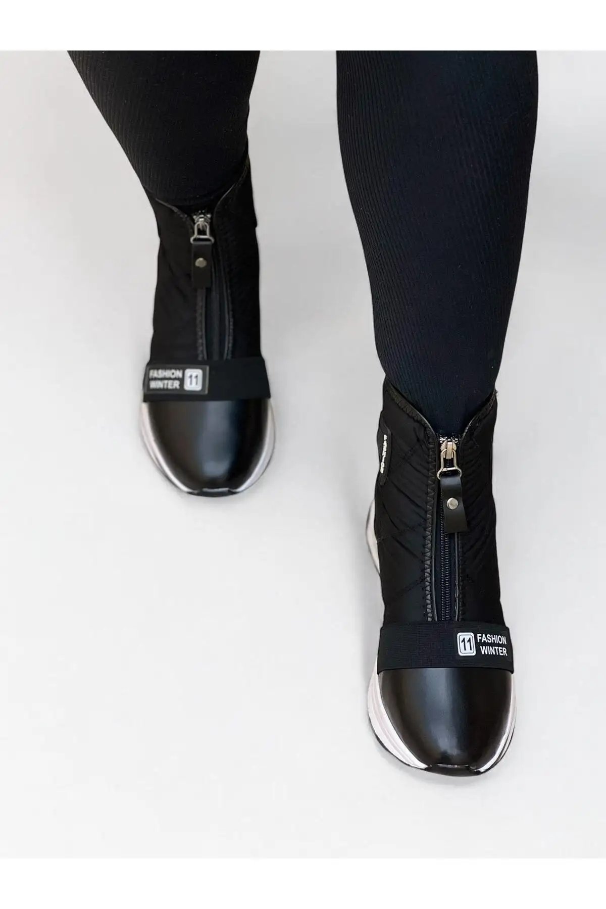 بوت و نیم بوت زنانه کفش رزمره  زمستانی از پارچه پاراچتی برند LABRONA - 8368 بوت و نیم بوت زنانه کفش رزمره زمستانی از پارچه پاراچتی برند LABRONA - 8368