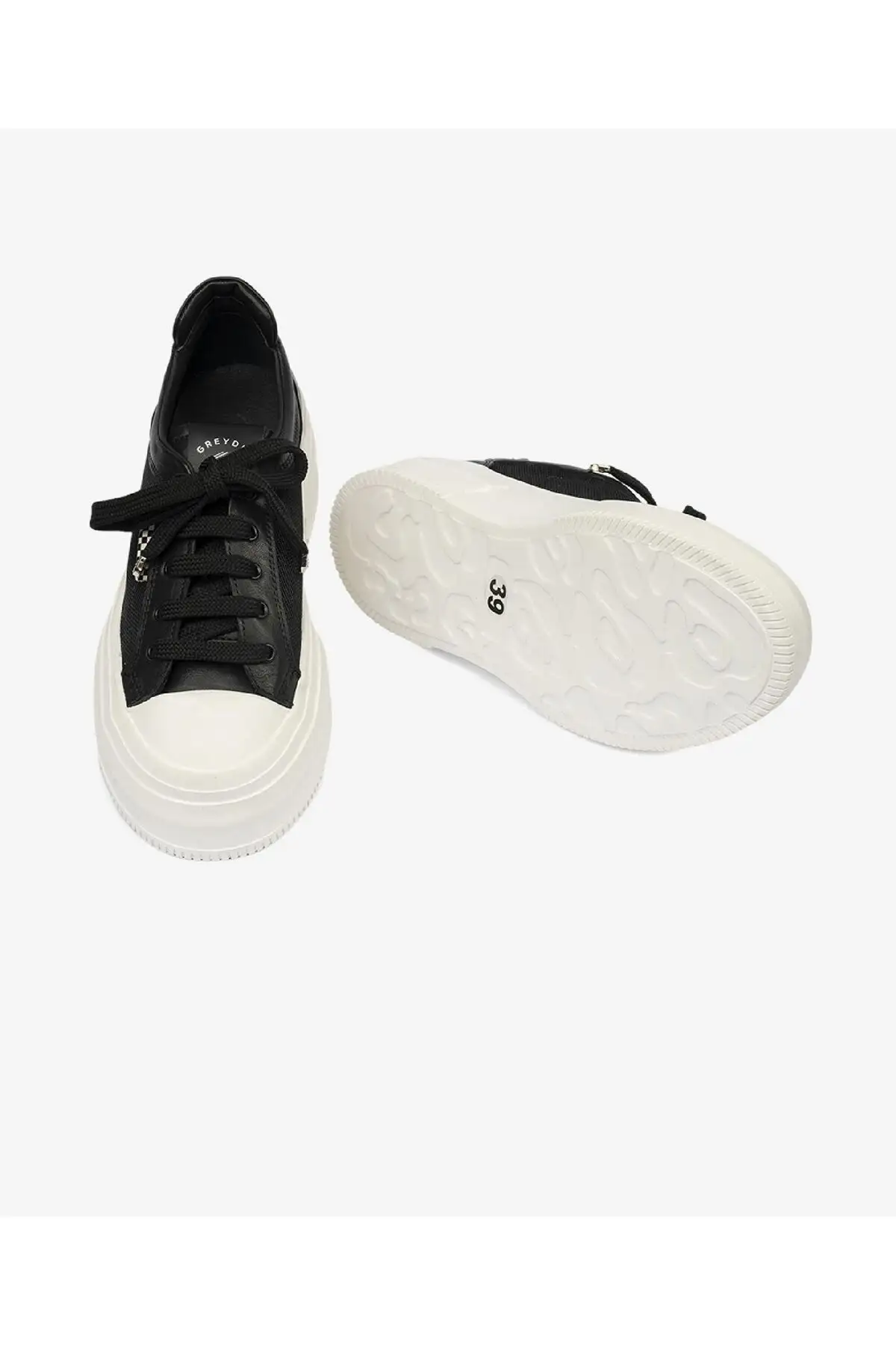 کفش کتانی زنانه  اسنیکر  مشکی از چرم طبیعی ۴Y2SA33390 برند Greyder - 7970 کفش کتانی زنانه اسنیکر مشکی از چرم طبیعی ۴Y2SA33390 برند Greyder - 7970