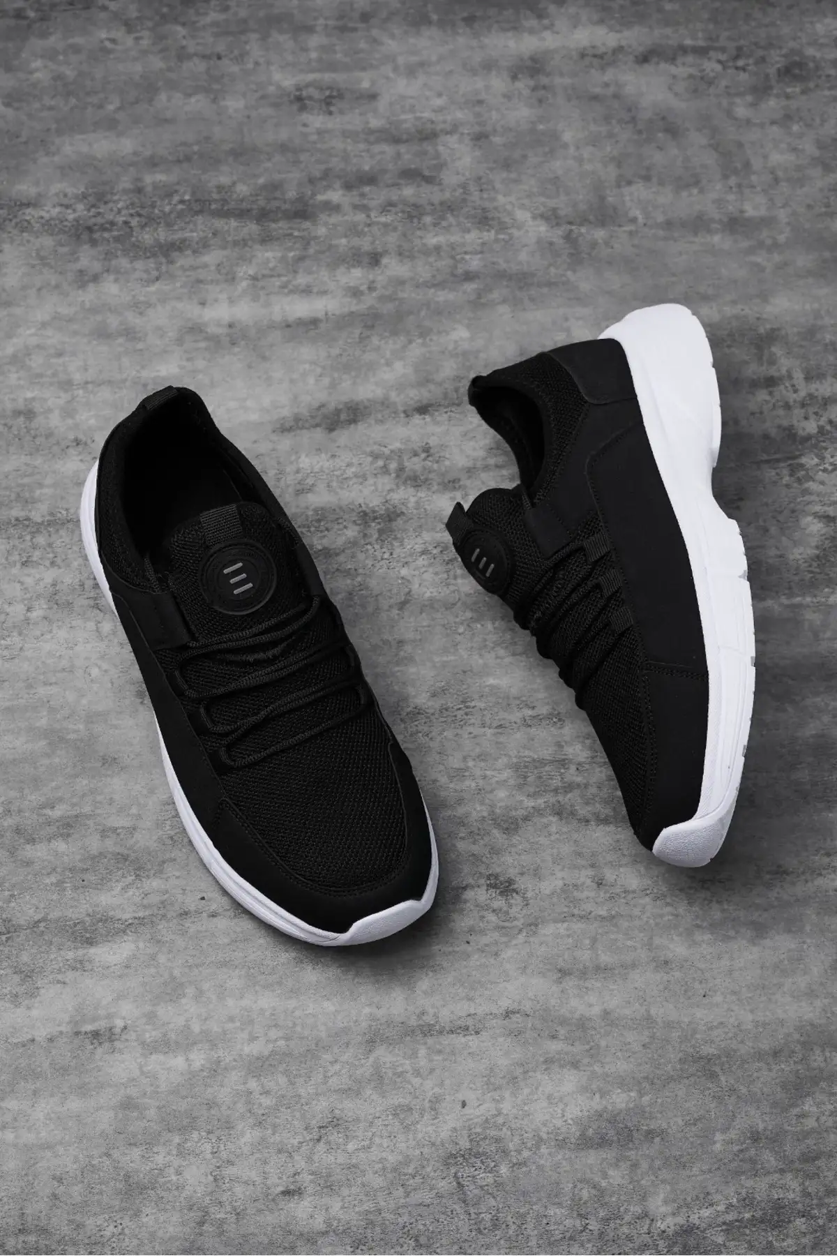 کفش سایز بزرگ مردانه  ورزشی روزمره  مشکی و سفید برند E SPORT - 7871 کفش سایز بزرگ مردانه ورزشی روزمره مشکی و سفید برند E SPORT - 7871