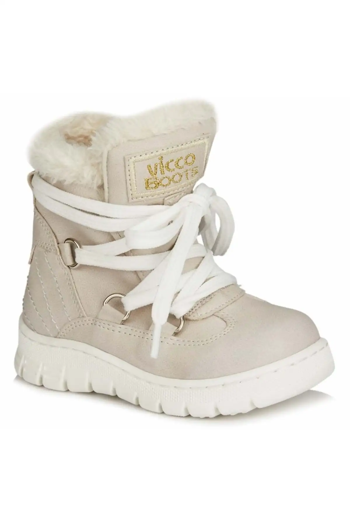 بوت بچگانه کفش  دخترانه کپا پاتیک رنگ کرم 946.p20k222 برند Vicco - 7646 بوت بچگانه کفش دخترانه کپا پاتیک رنگ کرم 946.p20k222 برند Vicco - 7646