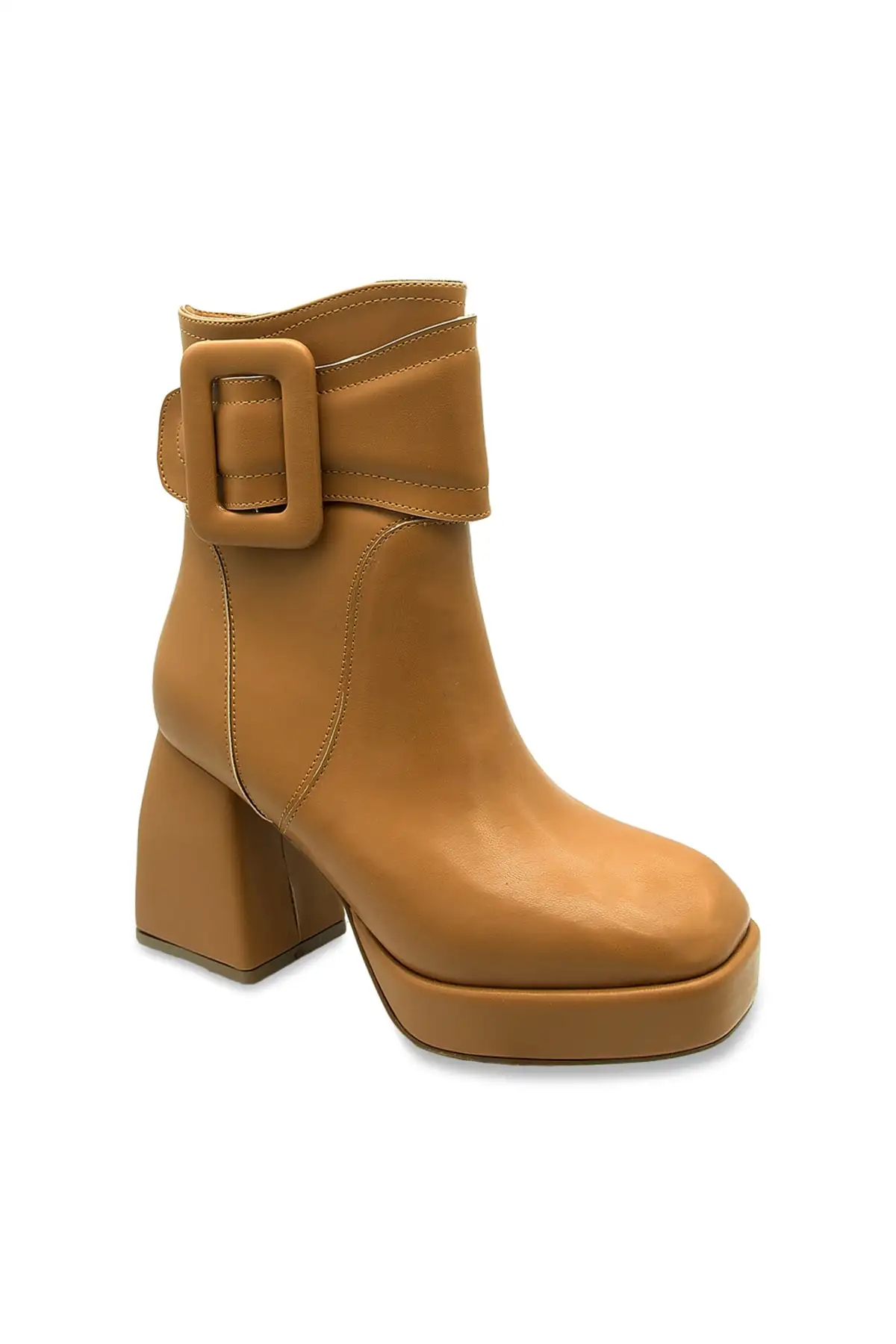 بوت و نیم بوت زنانه پلتفرم پاشنه بلند تکا با جزئیات برند DUYGUSHOESBAG - 7797 بوت و نیم بوت زنانه پلتفرم پاشنه بلند تکا با جزئیات برند DUYGUSHOESBAG - 7797