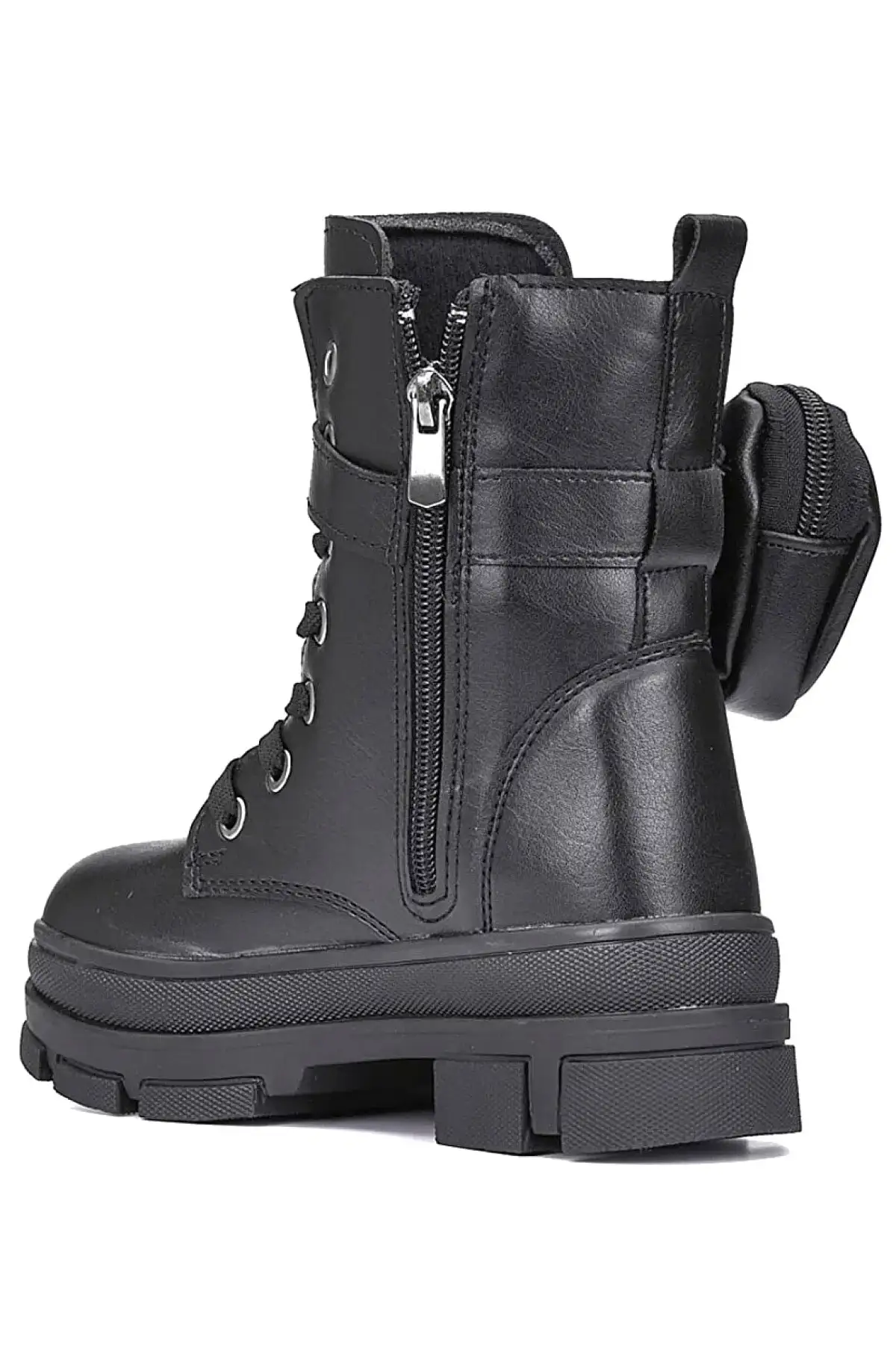 بوت و نیم‌ بوت زنانه کفش پستی دخترانه با کیف زیره ضد لغزش زیپ دار برند Twingo - 7698