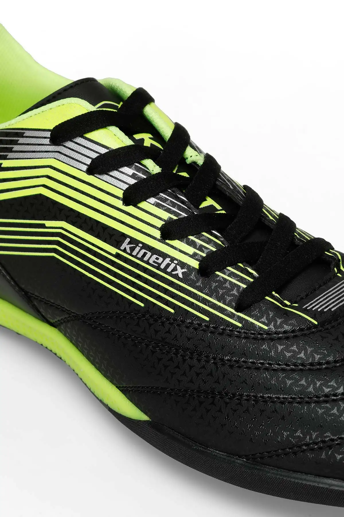 کفش فوتبال  فوتسال مردانه آکواستای TF 4PR مشکی برند Kinetix - 8156 کفش فوتبال فوتسال مردانه آکواستای TF 4PR مشکی برند Kinetix - 8156