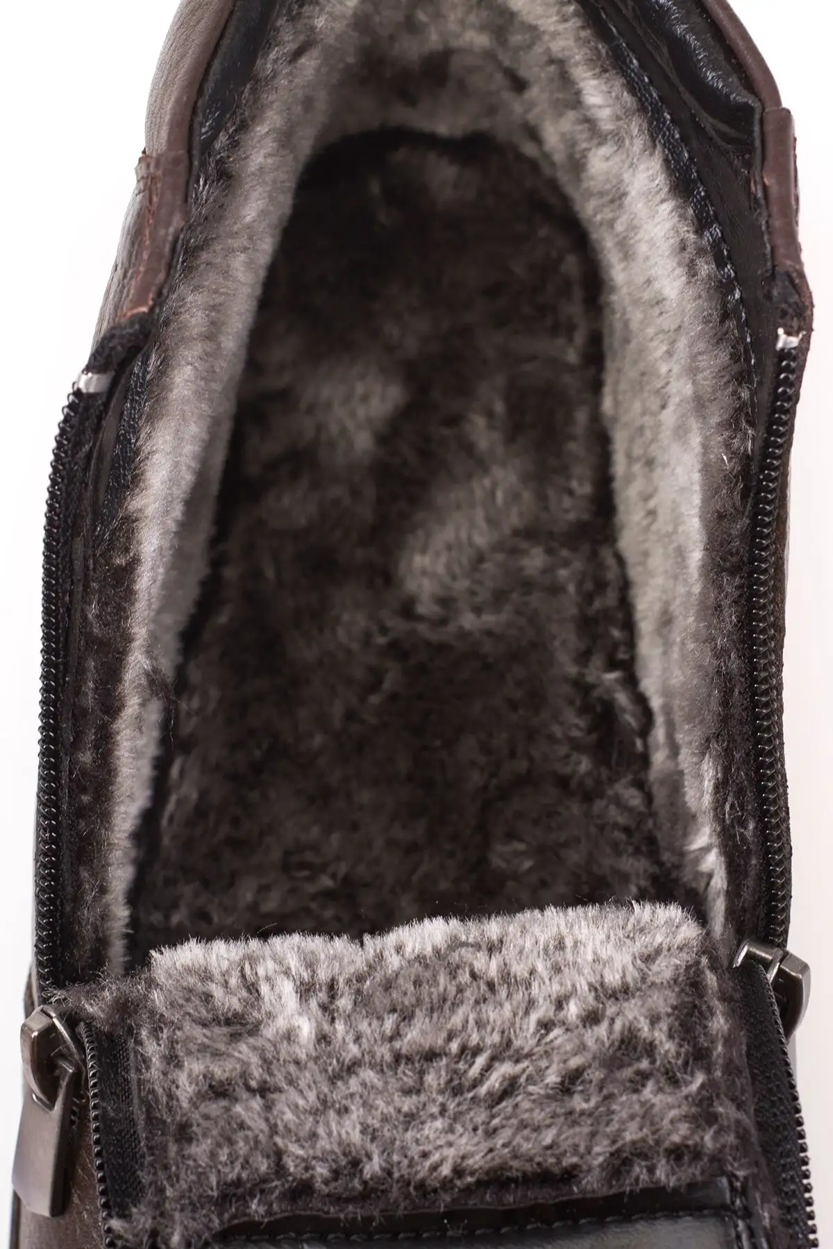 بوت مردانه  چرمی واقعی با داخلی پشمی ضد آب و ضد سرما برند depderi - 7600 بوت مردانه چرمی واقعی با داخلی پشمی ضد آب و ضد سرما برند depderi - 7600