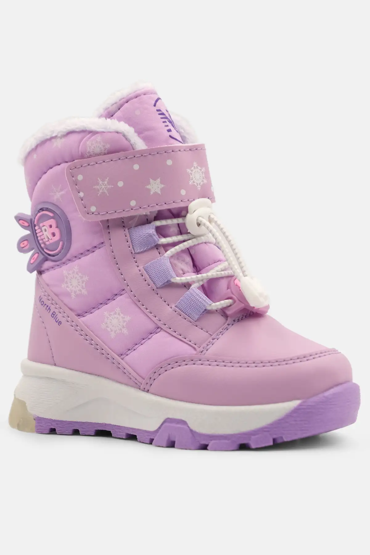 بوت بچگانه کفش دخترانه با چراغ، مناسب کودکان، با داخلی پشمی و زیره ضد لغزش برند Ayakkabı City - 7637 بوت بچگانه کفش دخترانه با چراغ، مناسب کودکان، با داخلی پشمی و زیره ضد لغزش برند Ayakkabı City - 7637