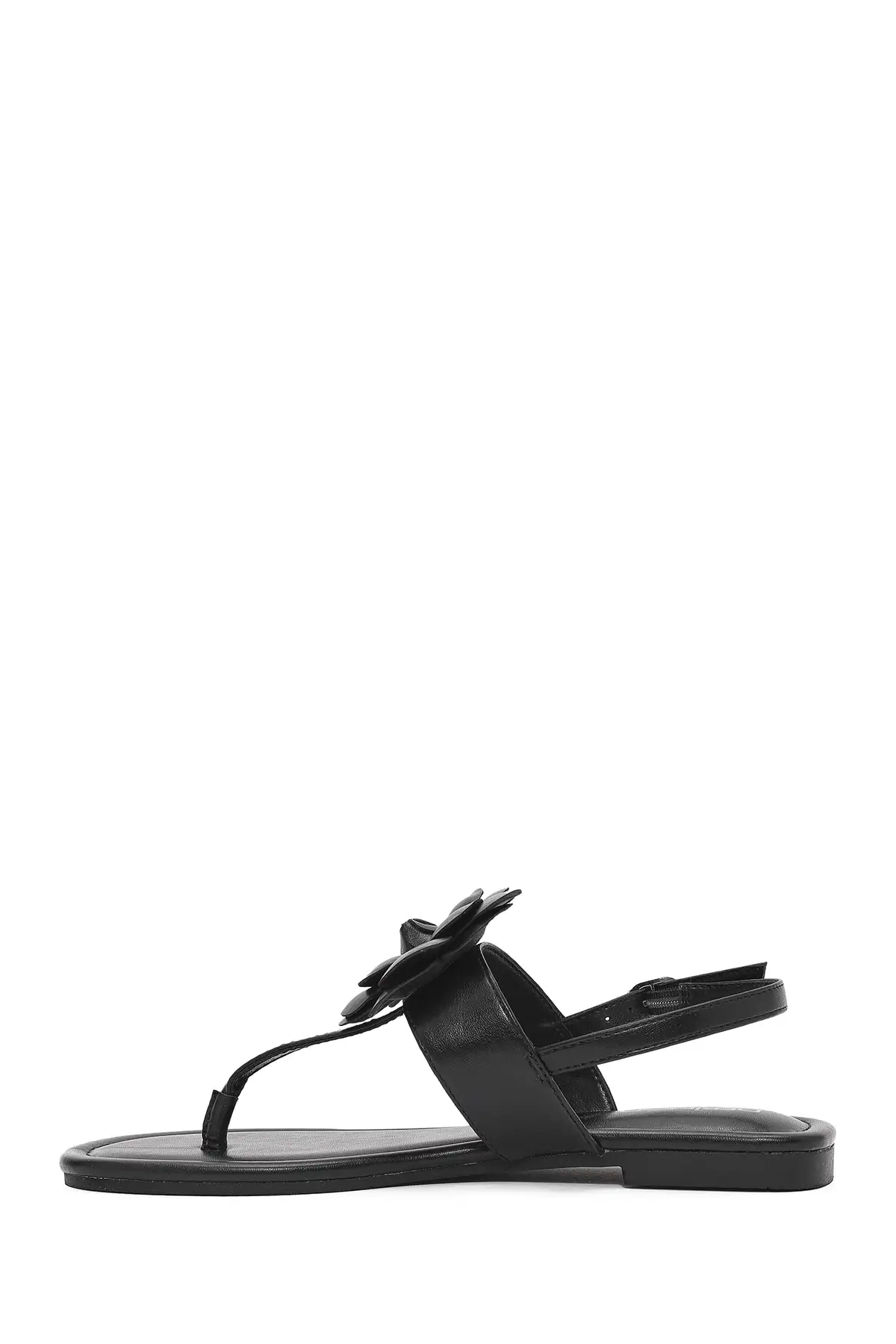 کفش صندل زنانه Sandalet  مشکی با جزئیات گلدار 25SFE401218 برند Derimod - 8277 کفش صندل زنانه Sandalet مشکی با جزئیات گلدار 25SFE401218 برند Derimod - 8277