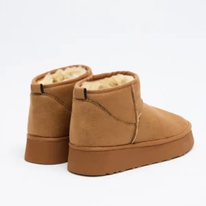 بوت و نیم‌ بوت زنانه مینی تابا سئیت باInside پشمینه کفی ضخیم برند Canan Toprak Collection - 8126