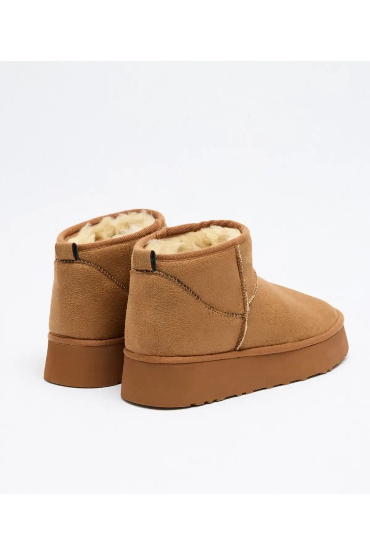 بوت و نیم‌ بوت زنانه مینی تابا سئیت باInside پشمینه کفی ضخیم برند Canan Toprak Collection - 8126