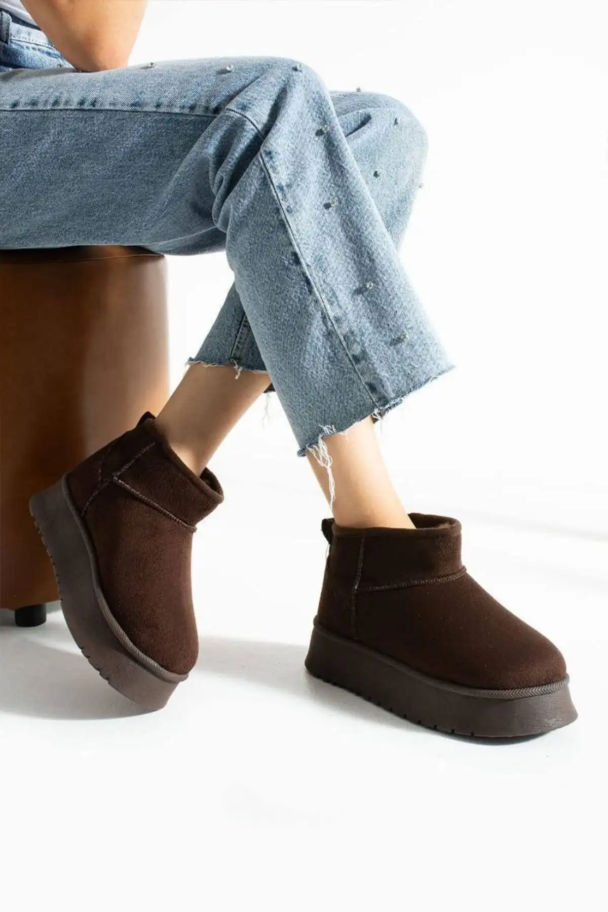 بوت و نیم بوت زنانه  رزمره  – مدل پاییزی  زمستانی با کفی ضخیم  گرمکننده برند SHOW LİFE - 7697 بوت و نیم بوت زنانه رزمره – مدل پاییزی زمستانی با کفی ضخیم گرمکننده برند SHOW LİFE - 7697